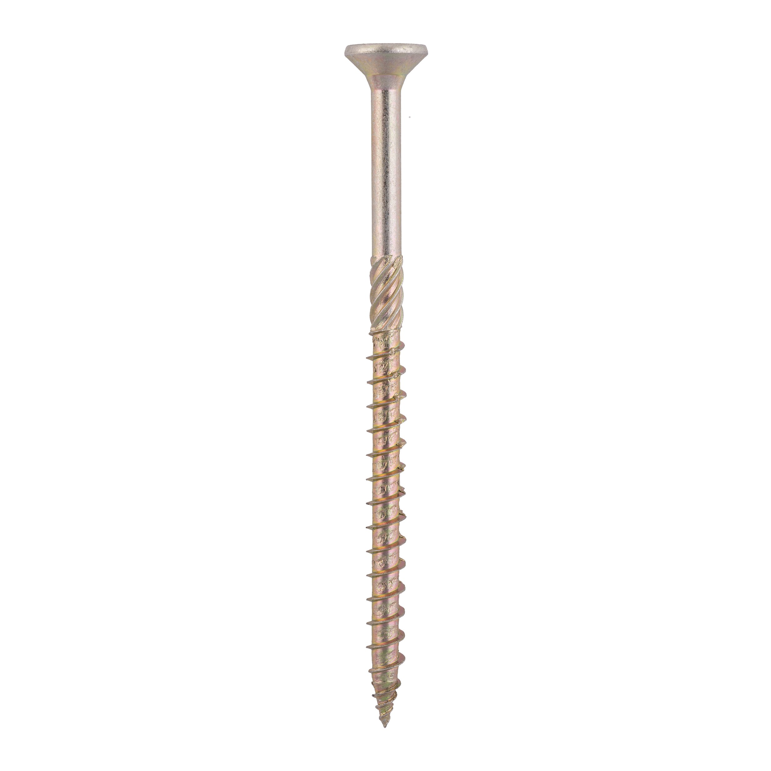 Holzbauschrauben Senkkopf TORX Teilgewinde - CS | 6 x 100 mm | gelb verzinkt | 100 Stk. TORX CS konische Zimmermannsschrauben fĂŒr Holz, 6x100 mm, Gold, 100 Stk., 6x100 mm.