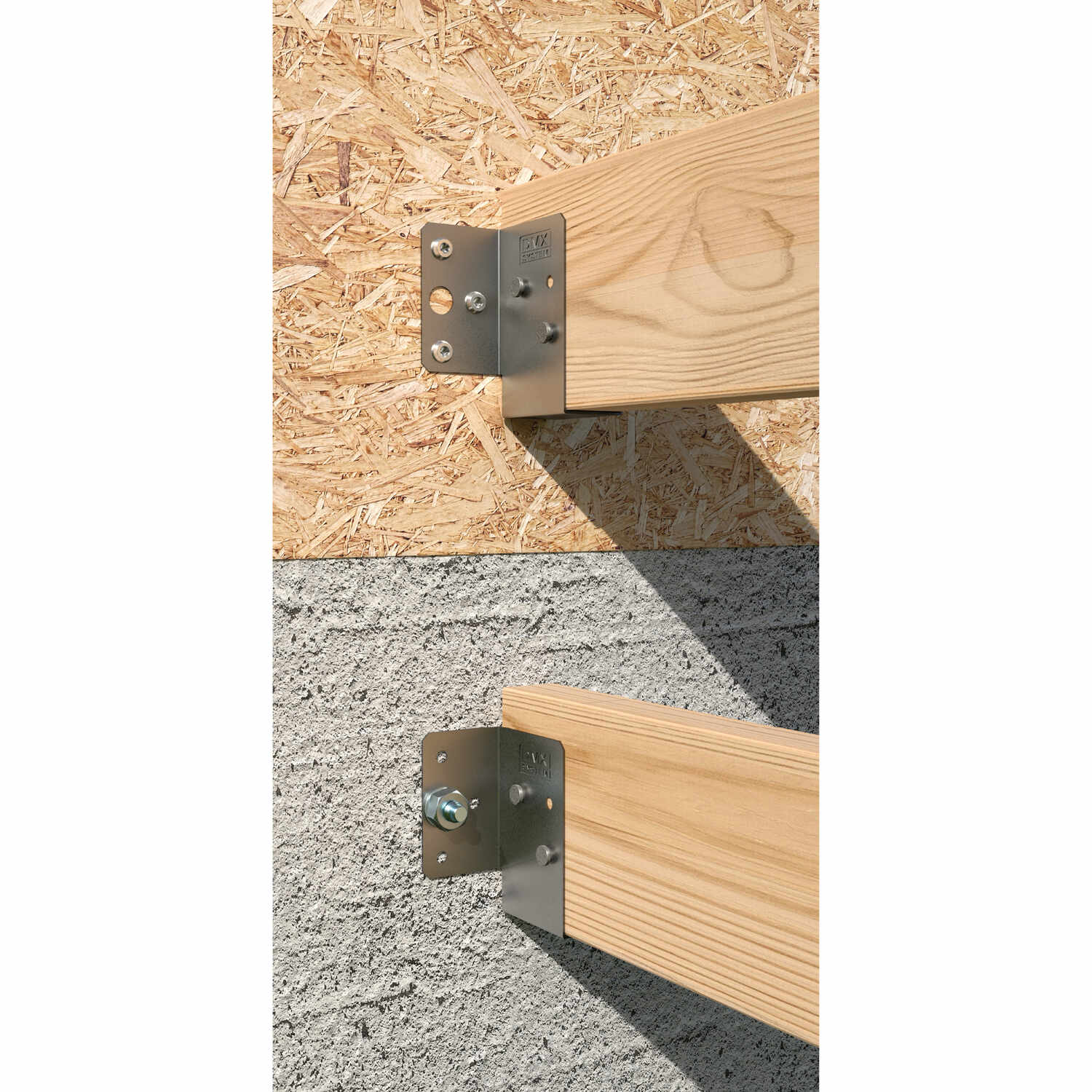 Holzbauschrauben Tellerkopf TORX Zinklamelle - CTO | 10 x 50 mm | verzinkt | 10 Stk. TORX CTO Gartenarchitekturschrauben, 10x50 mm, silber, 10 Stk., gehÀrteter Kohlenstoffstahl 1.