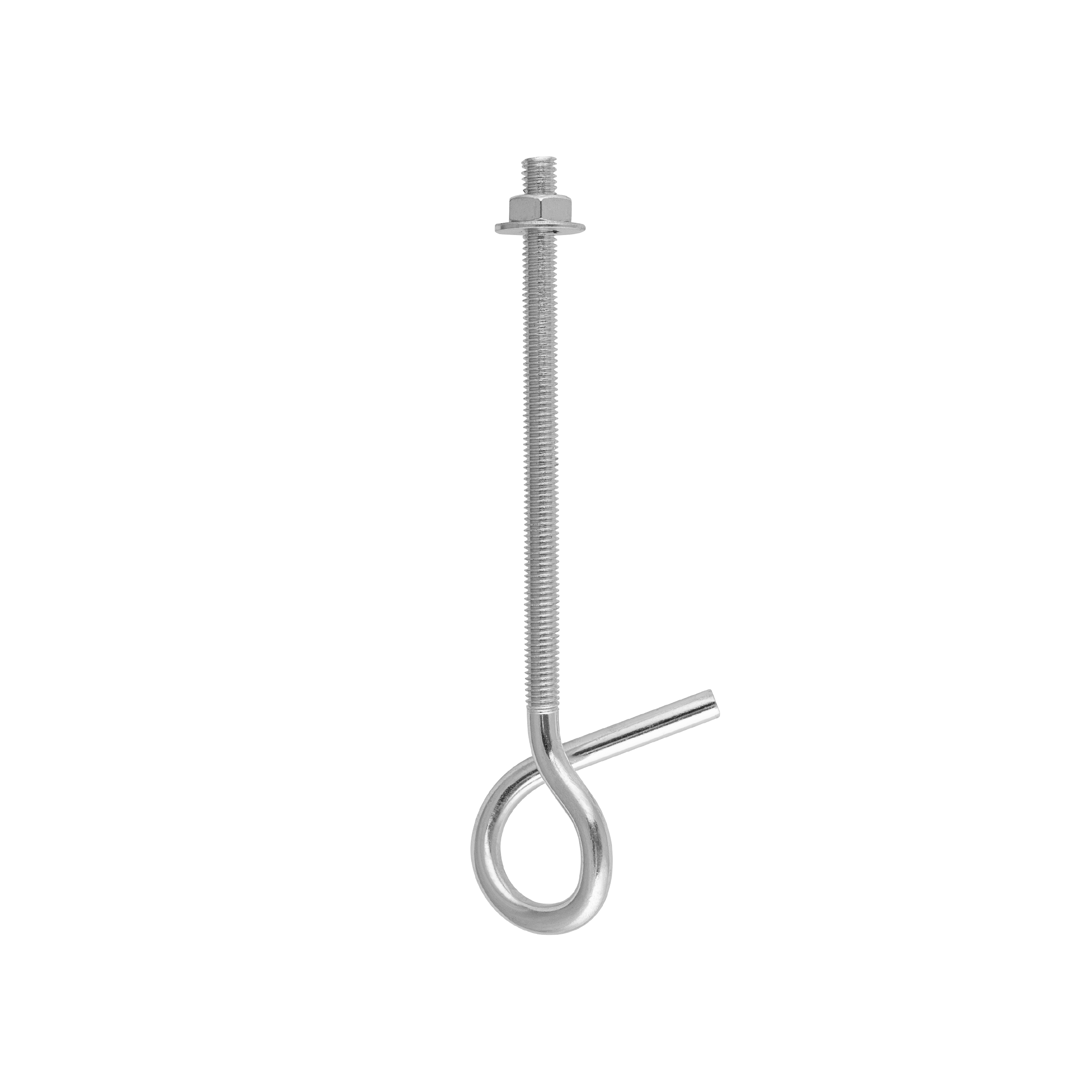 Schaukelhaken aus Stahl Schaukelschelle Karabinerhaken - MHM 8 × 170 mm Schaukelhakenmontage-Stahlgriff MHM 8 × 170 mm, 8x170 mm, Silber, Kohlenstoffstahl.