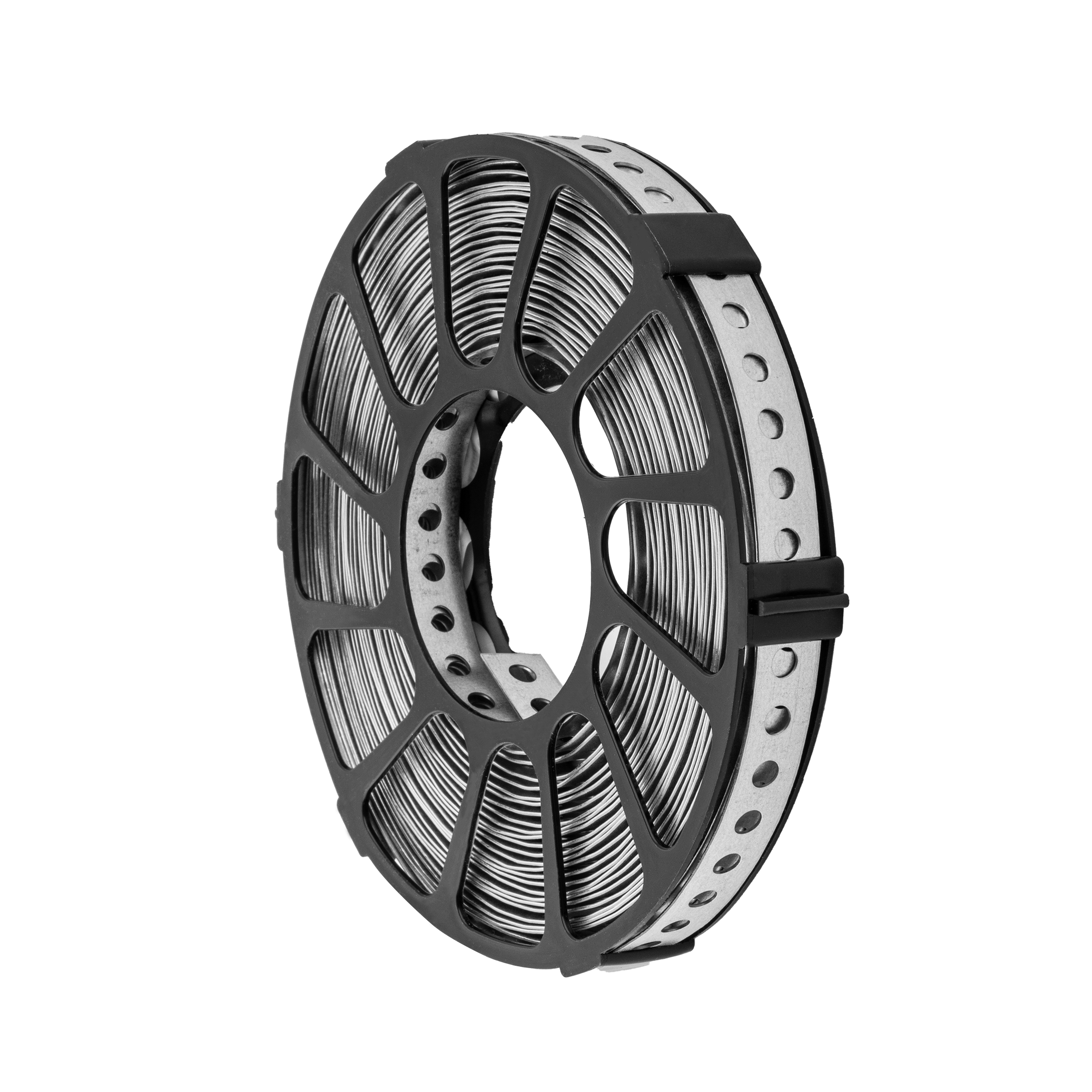 Taśma montażowa perforowana stal - TM 15 | 10 m | Srebrny | TM 15