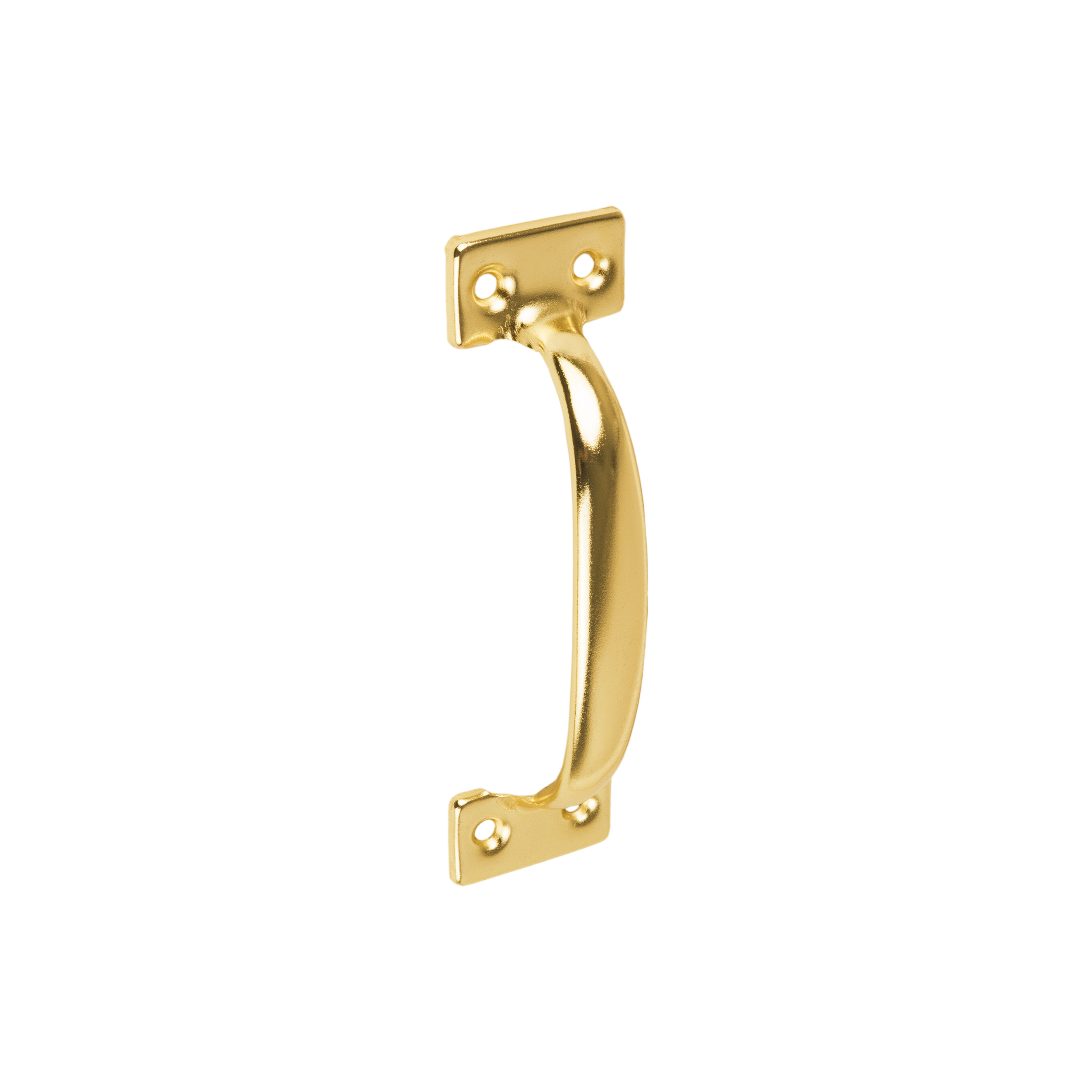 Universal-Handgriff für Tor, Gartentor und Möbel - UNB | verzinkt | 145 mm Universeller Metallgriff für UNB-Möbeltor, Gold, 145 mm, 140 x 1,3 mm, DC01-Baustahl.