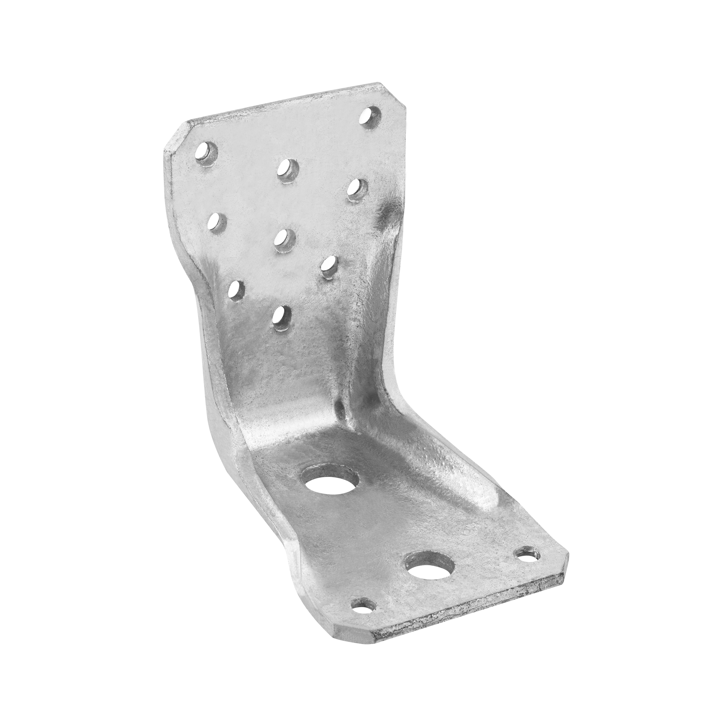Schwerlastwinkel Holz-Beton Betonanker Ankerwinkel feuerverzinkt - LBZ 95 | 95x65x85 mm | 4 mm Holzbetonwinkel LBZ 95, 95x65x85 mm, 4 mm, 95x65x86x4,0 mm, silber, Baustahl S235, im Elementset.