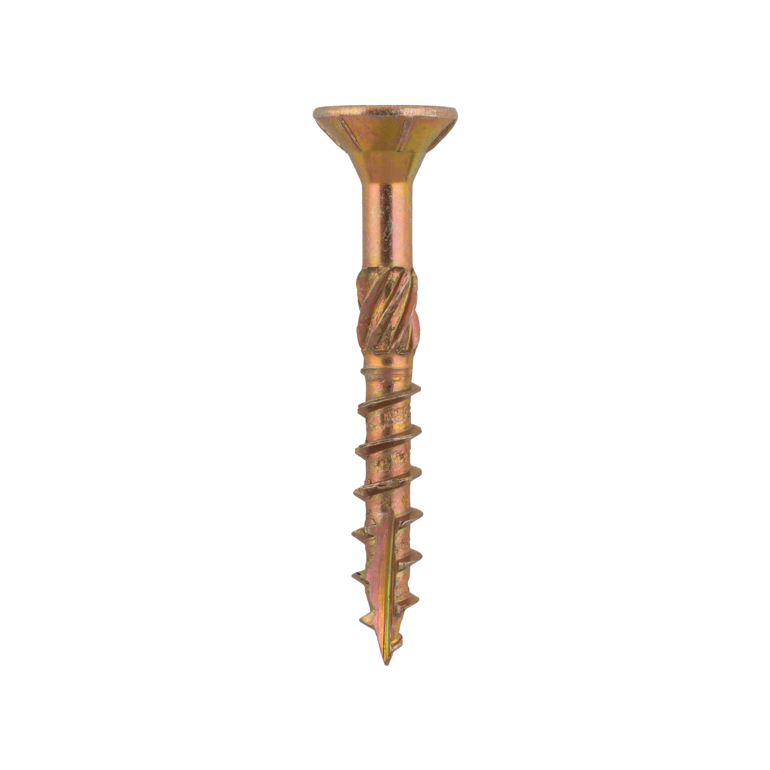Holzschrauben Senkkopf TORX Teilgewinde - CS | 4,5 x 35 mm | gelb verzinkt | 200 Stk. Konische Zimmermannsschrauben TORX CS fĂŒr Holz, 4,5x35 mm, Gold, 200 Stk., 5x35 mm.