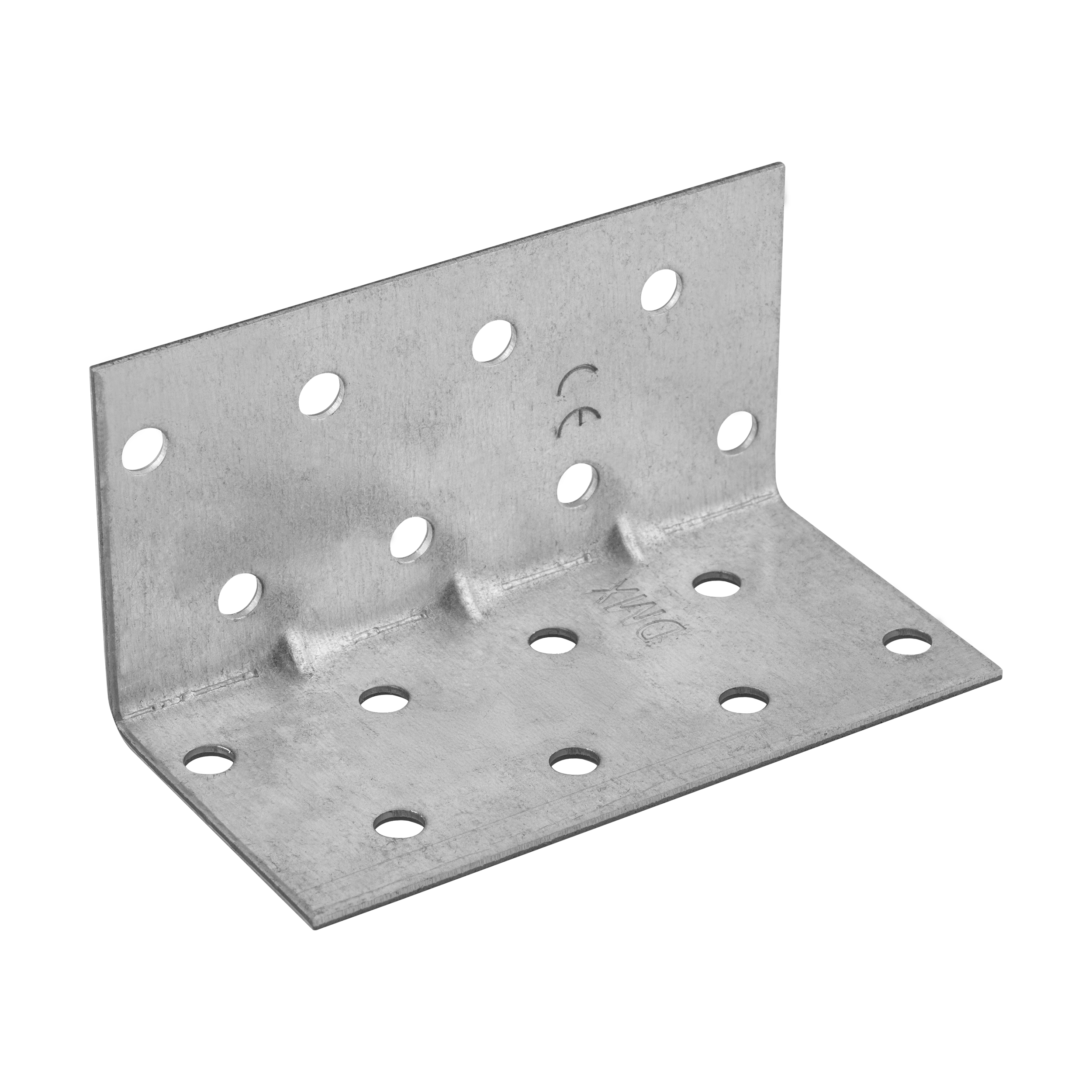 Montagewinkel mit Sicke Schwerlastwinkel Winkelverbinder Holzverbinder feuerverzinkt - KMP 3 | 40x40x80 mm | 1,5 mm GeprÀgter Montagewinkel KMP 3, 40x40x80 mm, 20 Stk., 40x40x80x1,5 mm, DX51D-Baustahl, silber, im Set enthalten.