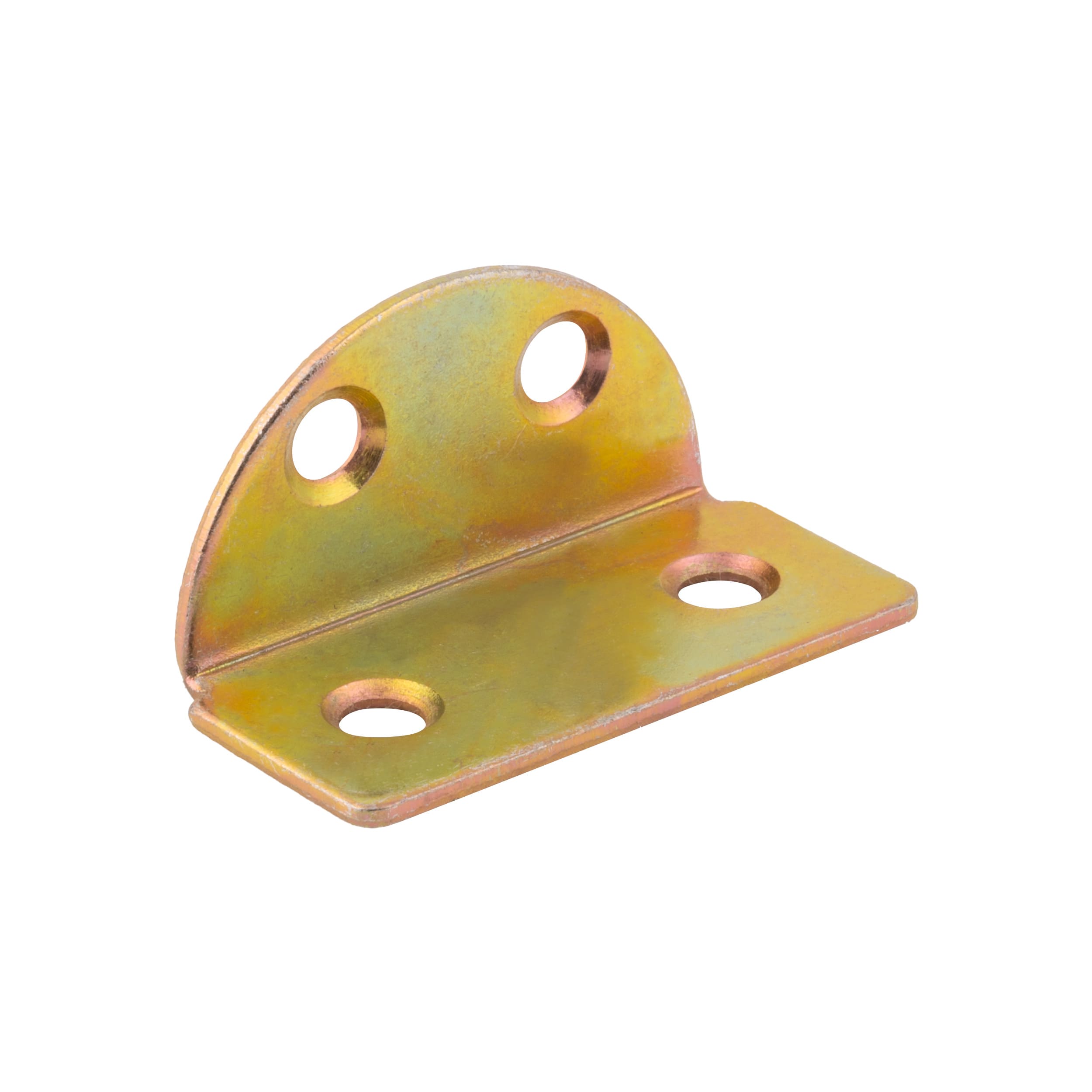 Möbelwinkel breit rund Möbelverbinder Winkelverbinder - KSZ 1 | 20x19x40 mm | 20 Stück | Gold Breite abgerundete Möbelwinkel KSZ 1, 20x19x40 mm, 20 Stk., 40x19 mm, DC01 Baustahl, Gold 2.