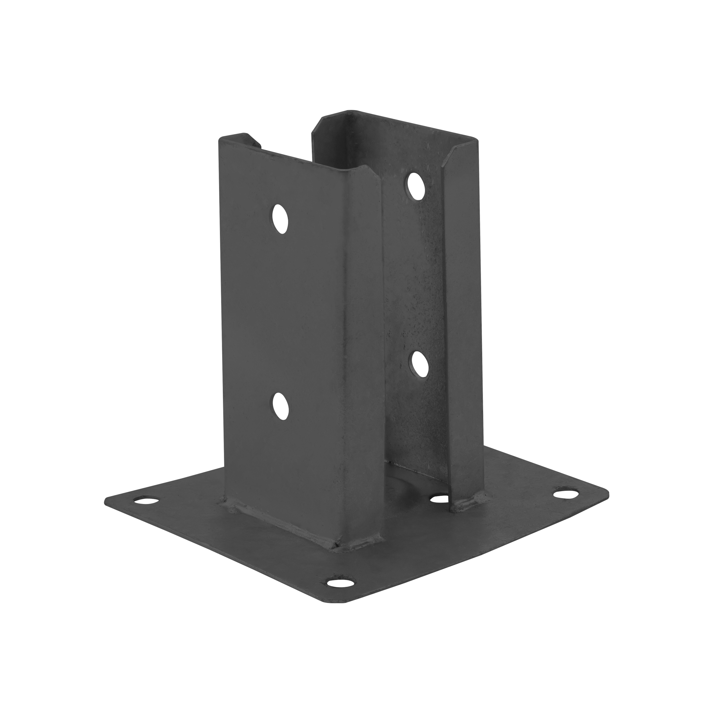 Podstawa słupa kotwa przykręcana podwójna z podstawą prostokątną - PSPD | 70 mm | Antracyt Podstawa słupa kotwa przykręcana podwójna z podstawą prostokątną - PSPD | 70 mm | Antracyt