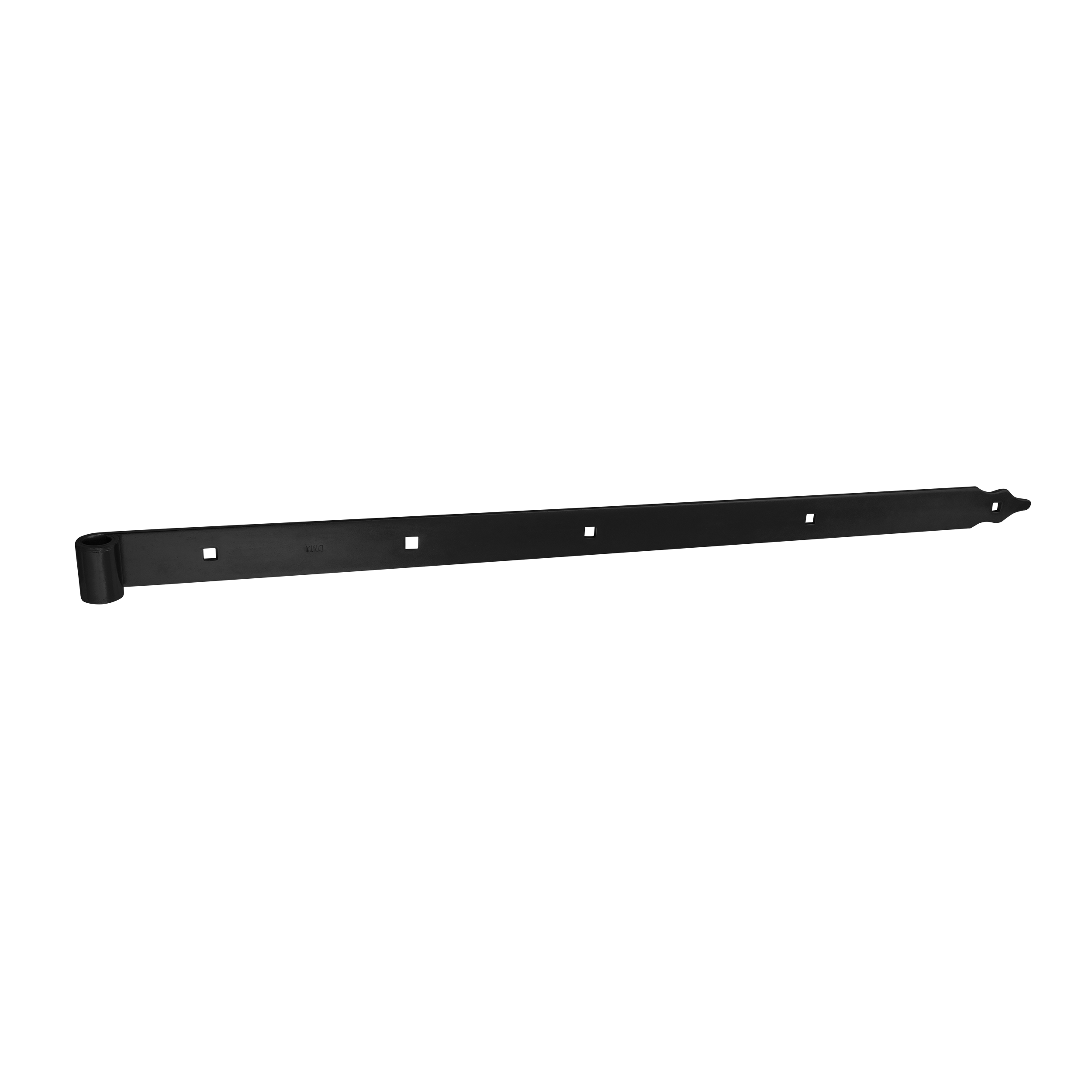 Ladenband für Tore - ZP | schwarz | 800 mm | fi 16 mm Bandscharnier für Tore ZP 800/16, 800 mm, schwarz, 16 mm, 800x40x5,0 mm.