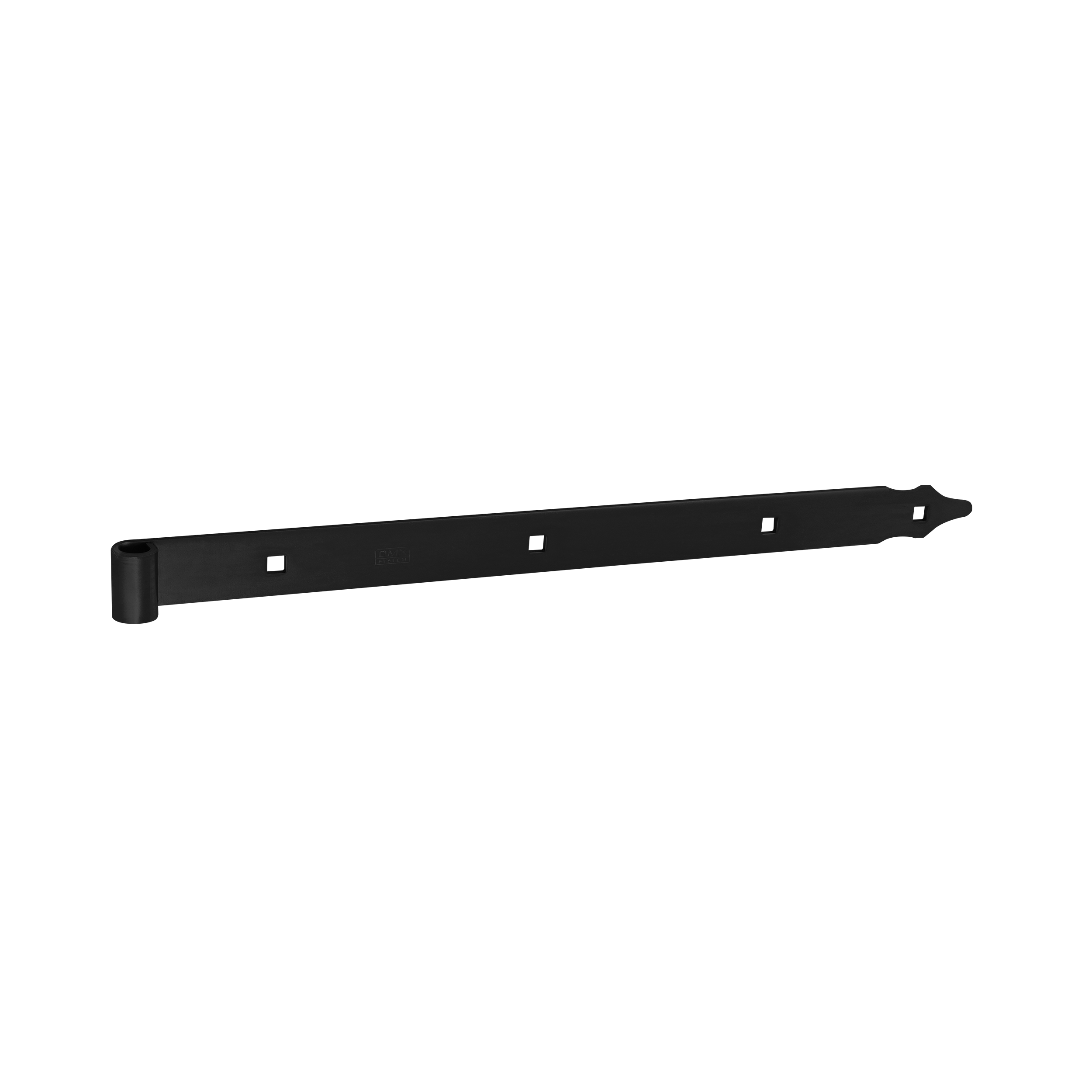 Ladenband für Tore - ZP | schwarz | 500 mm | fi 13 mm Bandscharnier für Tore ZP 500/13, 500 mm, schwarz, 13 mm, 500x35x4,0 mm.