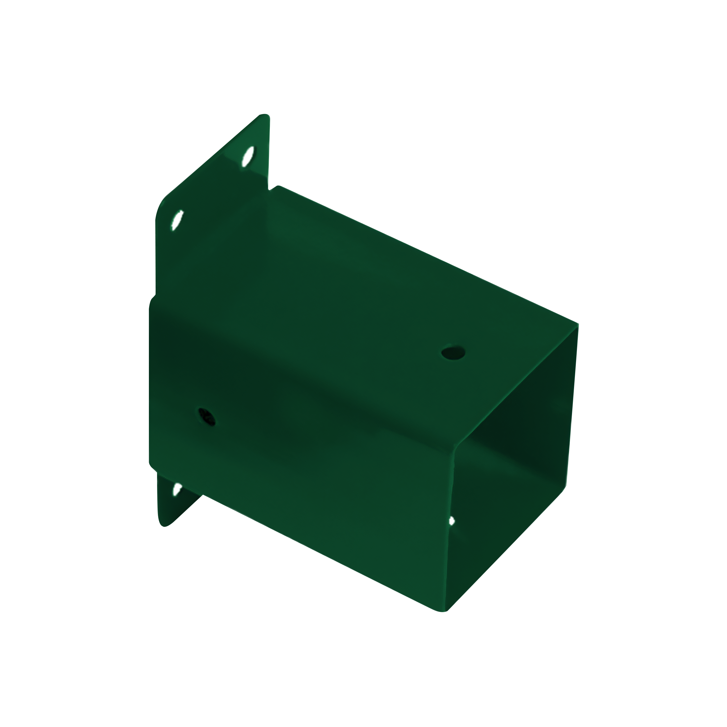 Schaukelverbinder Vierkantbalken Mauer - GHSK 90 | 90x150 mm | grün Quadratischer Balkenverbinder für die Wand für die GHSK 90-Schaukel, 90 x 150 mm, grün, S235-Baustahl.