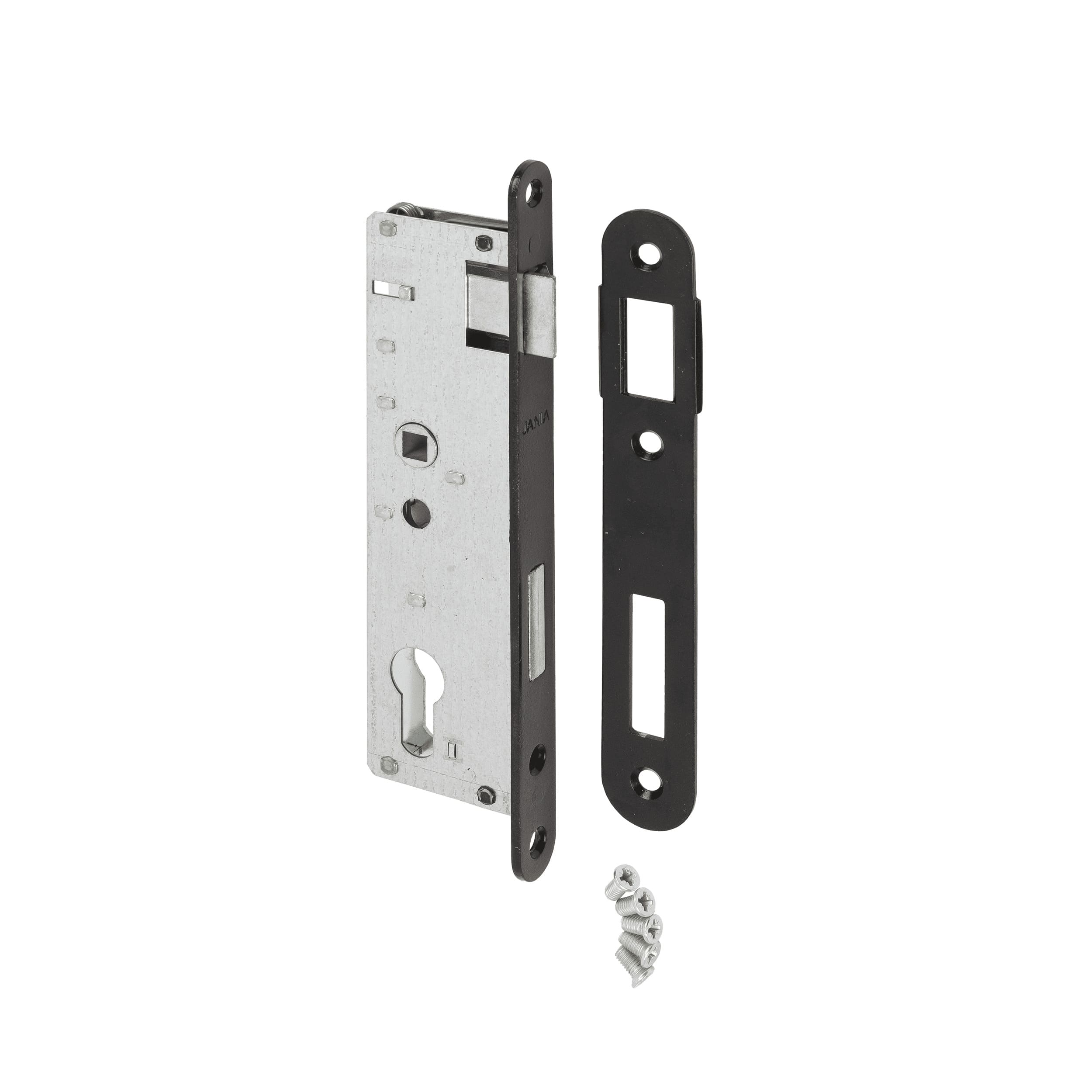 Zamek zapadka do drzwi - WHZ  | Czarny | 72 mm