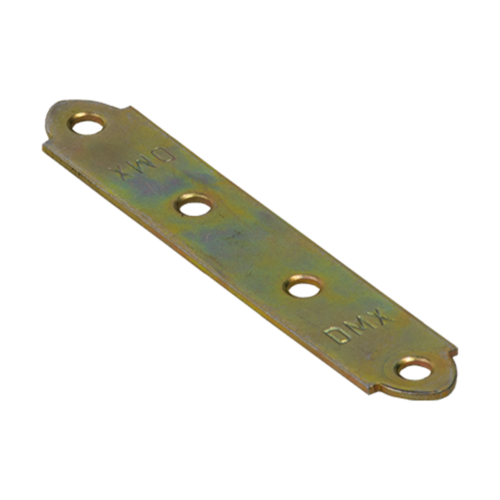 Flachverbinder schmal universal Lochplatte Verbindungsblech verzinkt - LW 100 | 98x15 mm | 50 Stück Schmaler Universal-Stahlverbinder LW 100, 98x15 mm, 50 Stk., 98x15x1,5 mm, DC01 Baustahl, silber 2.