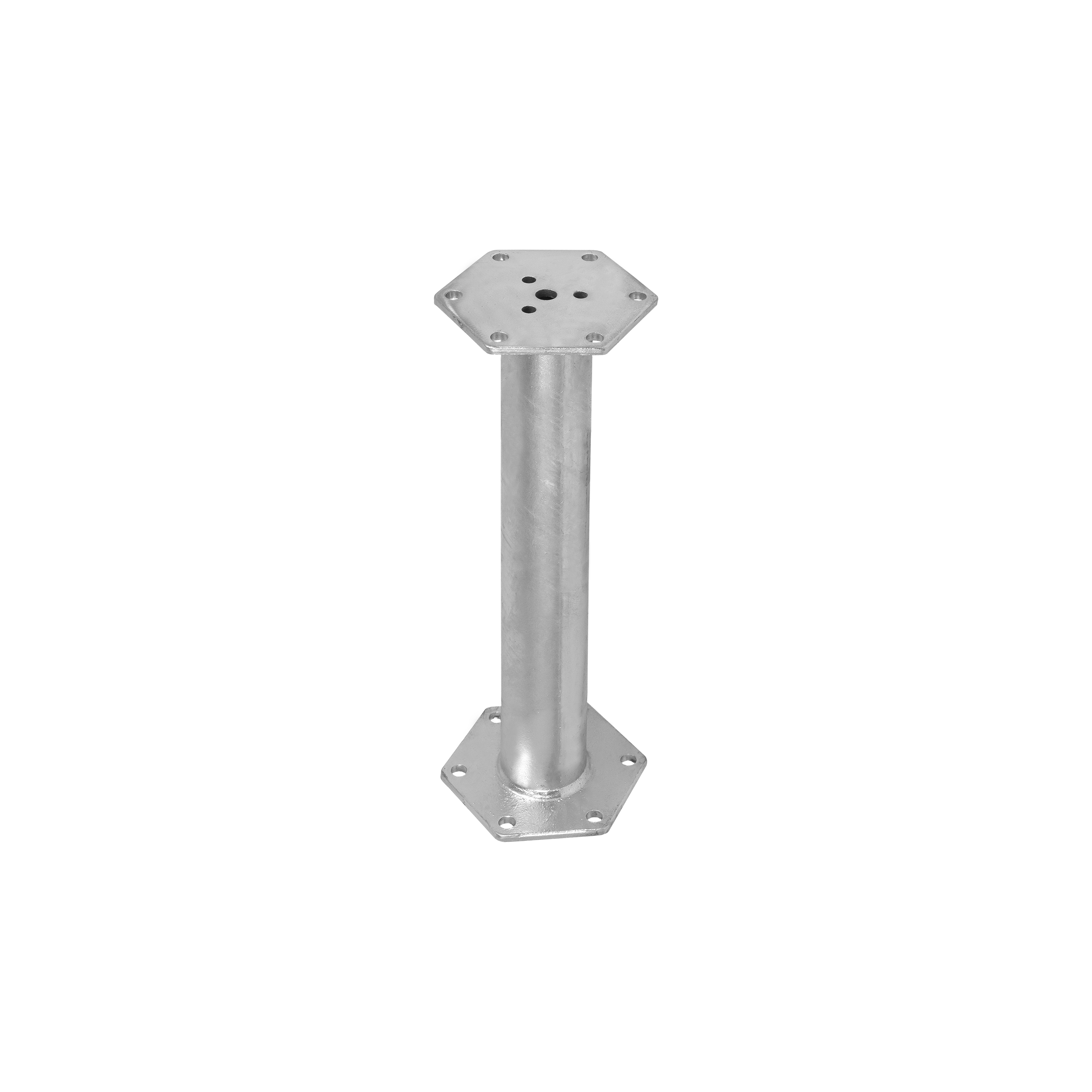Verlängerung für PWM Bodenhülse rechteckiger Flansch - PWB | 500 mm Erweiterung der PWM-Basis, PWB-Rechteckflansch, 500 mm, 185 x 160 x 500 x 8,0 mm, im Elementsatz enthalten.