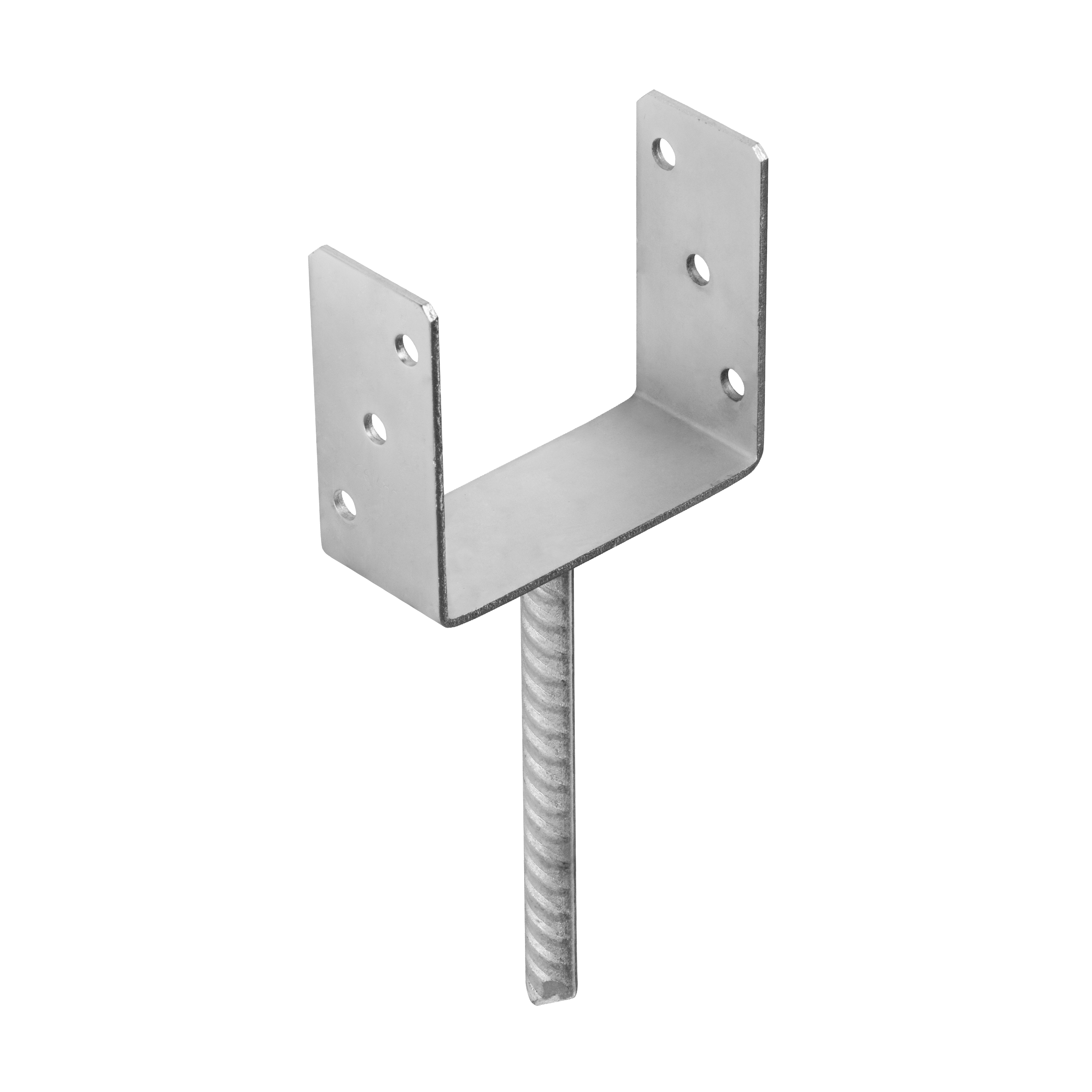 Podstawa słupa kotwa do betonu typ U - PS | 140 mm | Srebrny - Cynk galwaniczny Podstawa słupa kotwa do betonu typ U - PS | 140 mm | Srebrny - Cynk galwaniczny