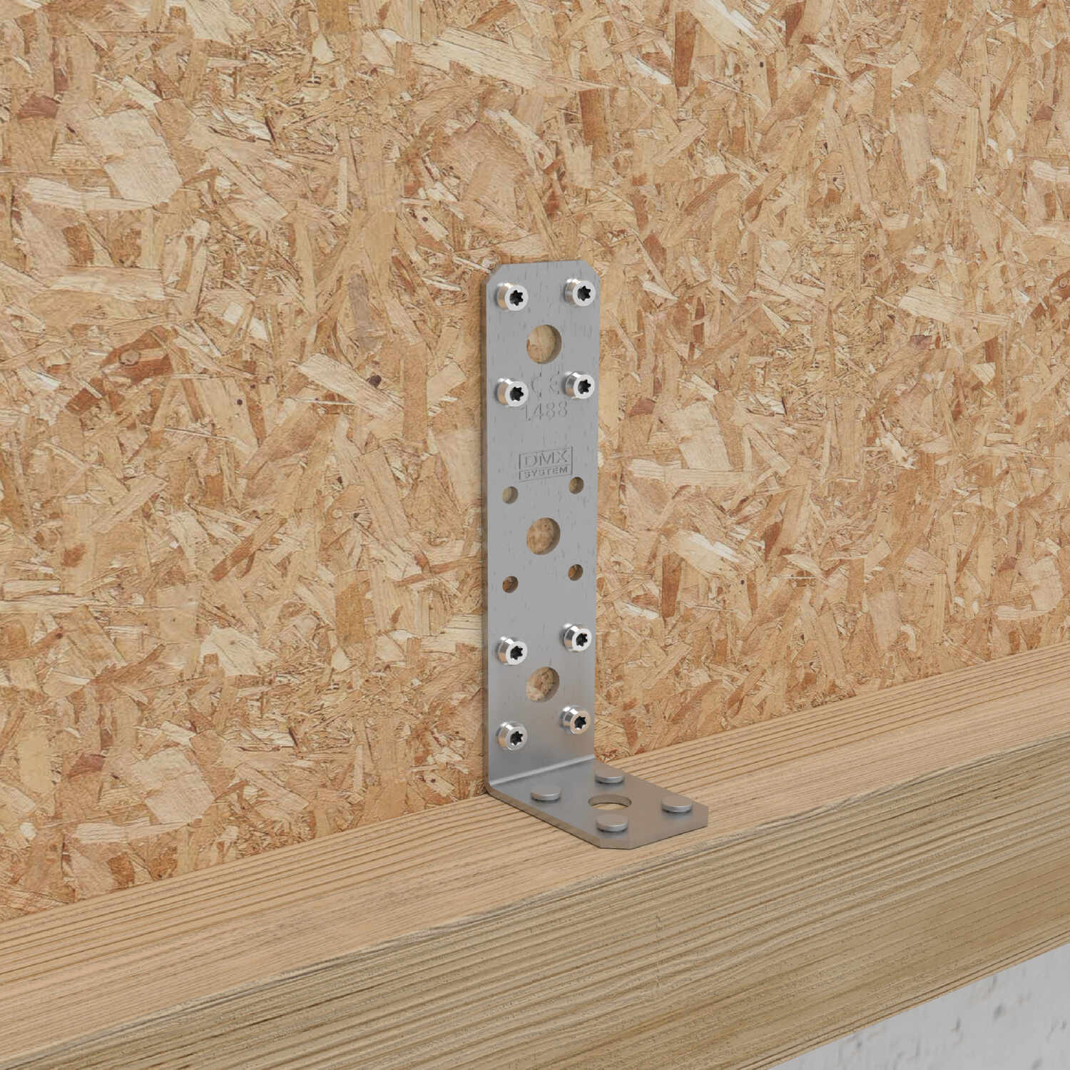 Kątownik ciesielski łącznikowy - KL 6 | 102x102x35 mm | 2,5 mm