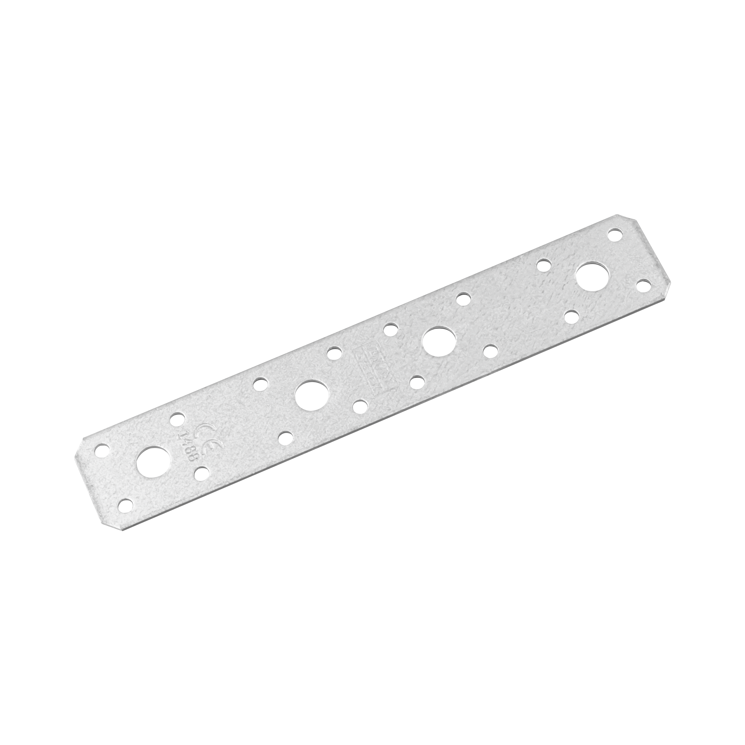 Flachverbinder Lochplatte Verbindungsblech Holzverbinder feuerverzinkt - LP 3 | 200x35 mm | 2,5 mm Flachverbinder Flachschiene LP 3, 200x35 mm, 2,5 mm, 200x35x2,5 mm, DX51D Baustahl, silber, im Elementset enthalten.