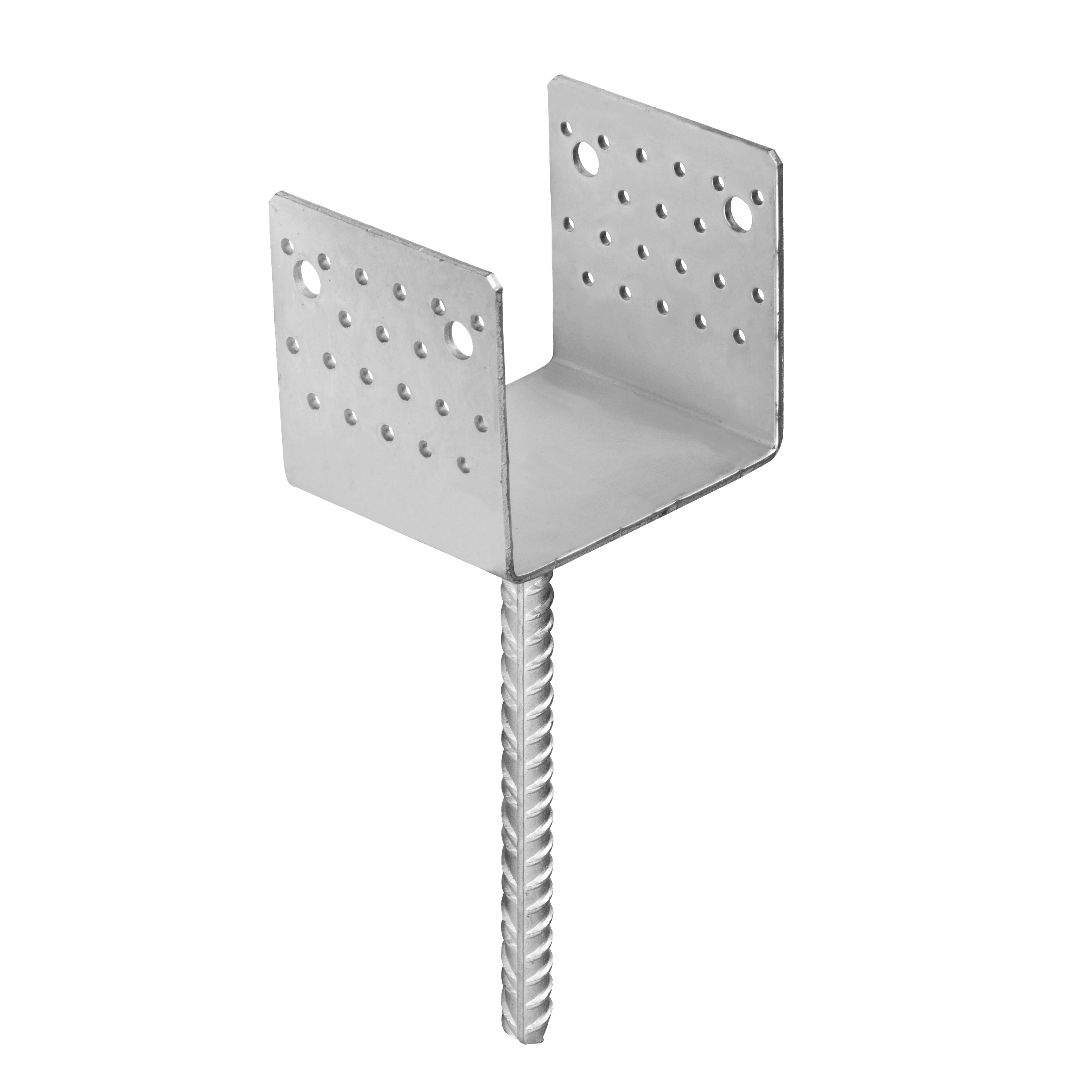 Podstawa słupa kotwa typ U szeroka wielopunktowa - PSS | 120 mm Podstawa słupa kotwa typ U szeroka wielopunktowa - PSS | 120 mm