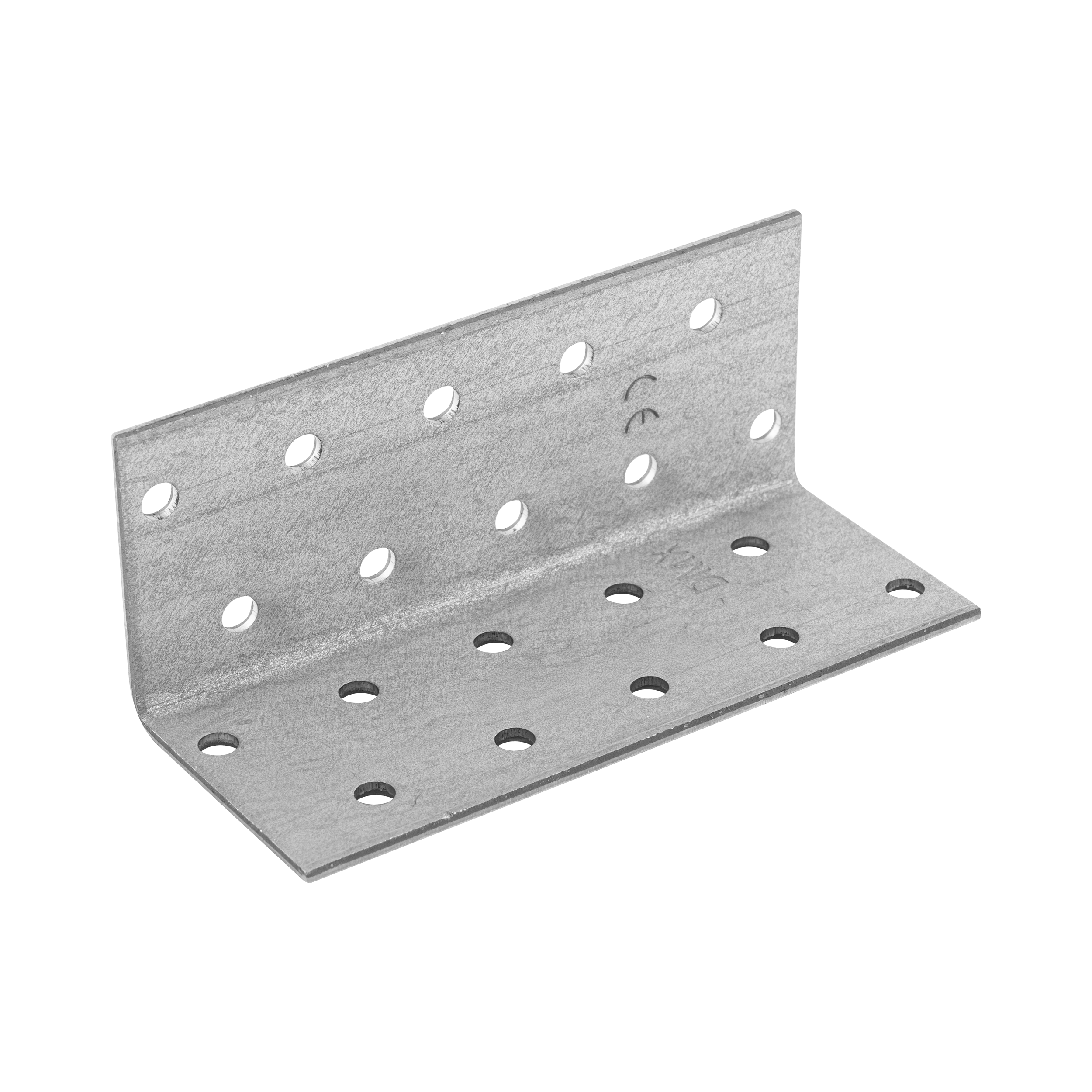 Montagewinkel universal Winkelverbinder feuerverzinkt - KM 14 | 40x40x100 mm | 20 Stück Universal-Stahlmontagewinkel KM 14, 40x40x100 mm, 20 Stk., 40x40x100x2,0 mm, DX51D-Baustahl, silber, im Elementset enthalten.