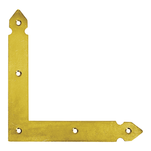 Zier-Eckwinkel Dekowinkel Möbelwinkel Eckverbinder - NAO 1 | 150x25 mm | 2 mm | Gold Dekorative Installationsfensterecke NAO 1, 150x25 mm, 2 mm, Gold, 150x150x25x2,0 mm, DC01-Baustahl, im Elementsatz.