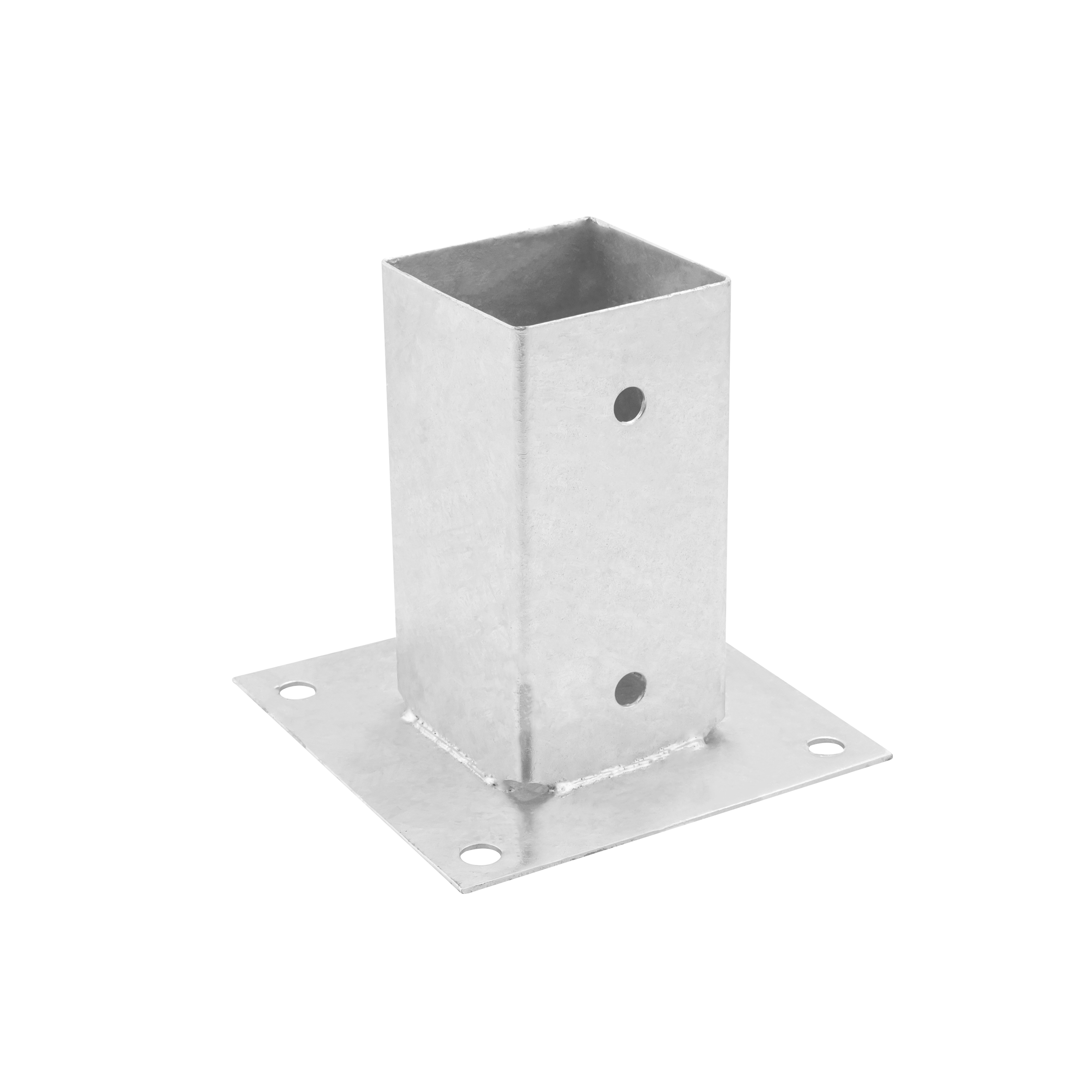 Podstawa słupa kotwa przykręcana z podstawą prostokątną - PSP | 70 mm | Srebrny Podstawa słupa kotwa przykręcana z podstawą prostokątną - PSP | 70 mm | Srebrny