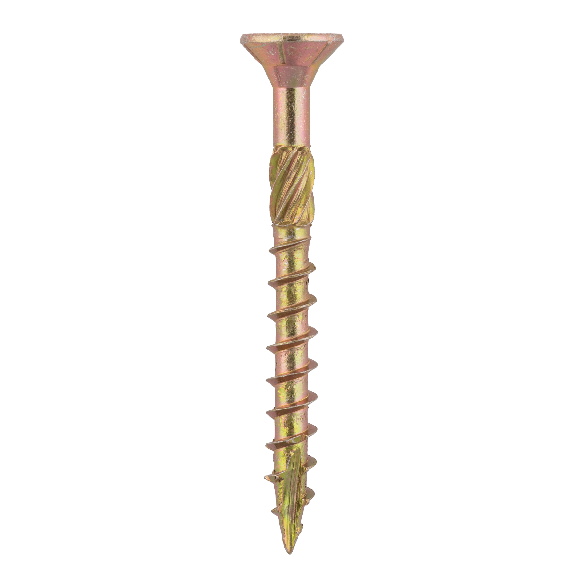 Holzschrauben Senkkopf TORX Teilgewinde - CS | 5 x 50 mm | gelb verzinkt | 200 Stk. TORX CS konische Zimmermannsschrauben fĂŒr Holz, 5x50 mm, Gold, 200 Stk., 5x50 mm.