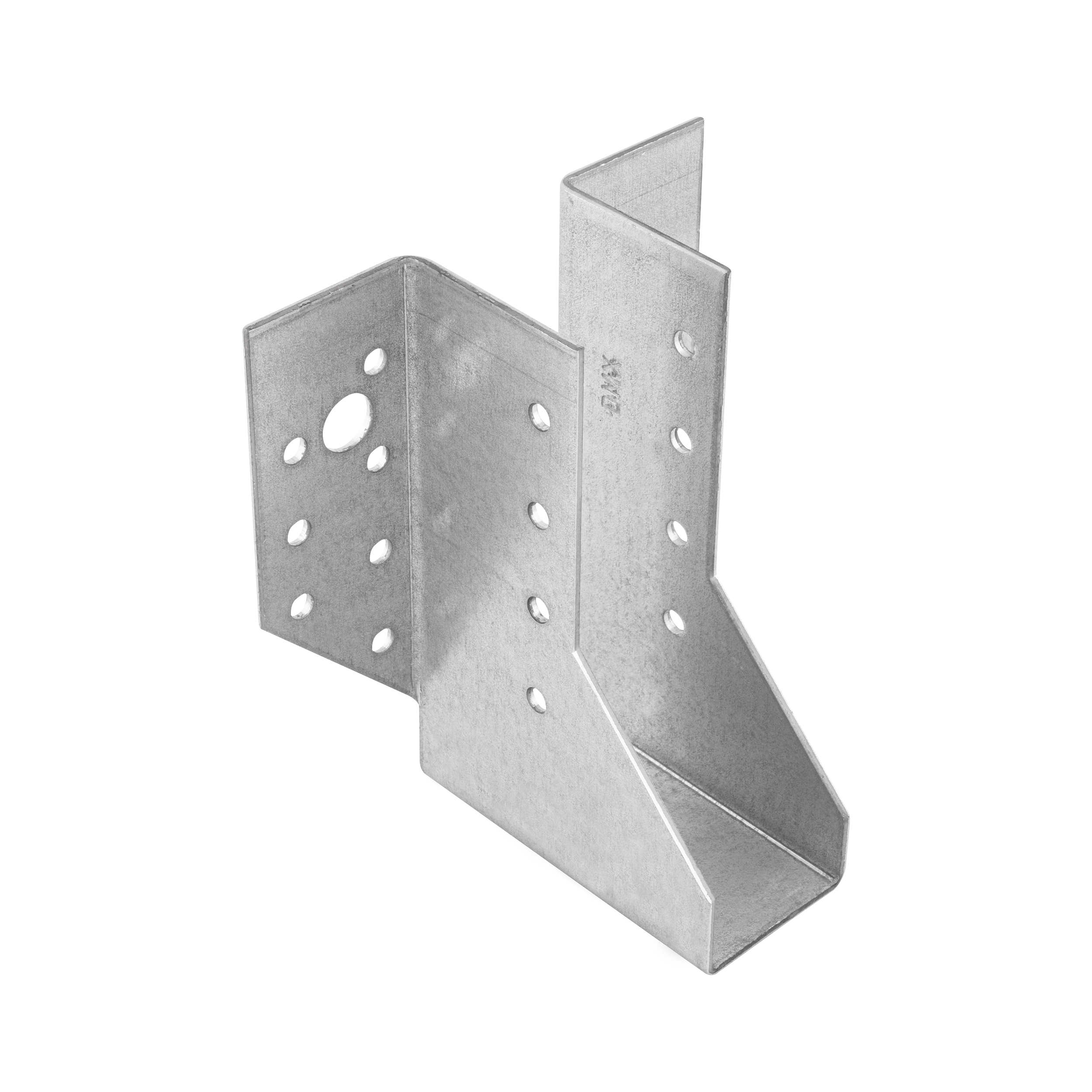 Wieszak belki uchwyt belki drewnianej - WB 44 | 32x114x75 mm | Srebrny