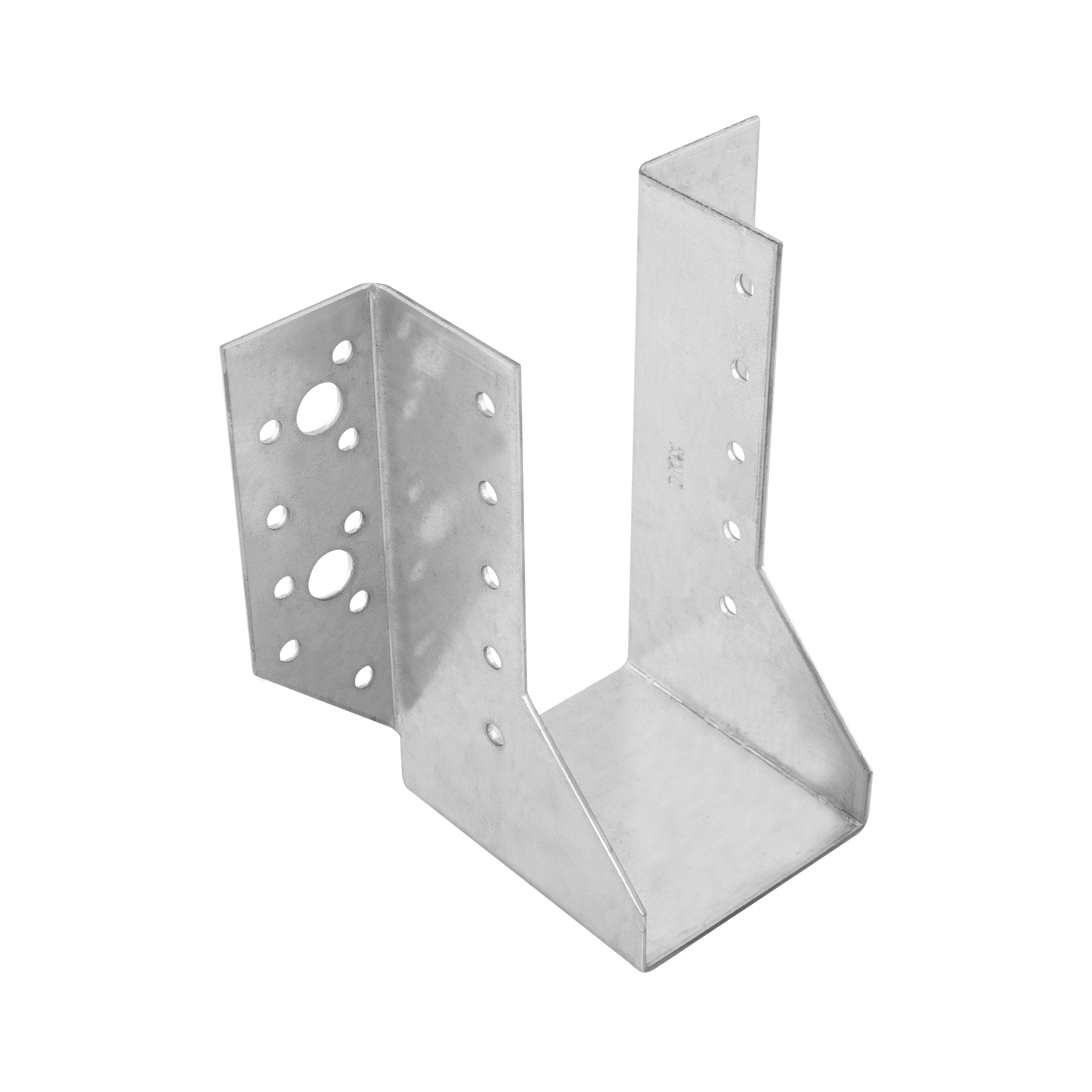 Wieszak belki uchwyt belki drewnianej - WB 20 | 64x128x75 mm | Srebrny