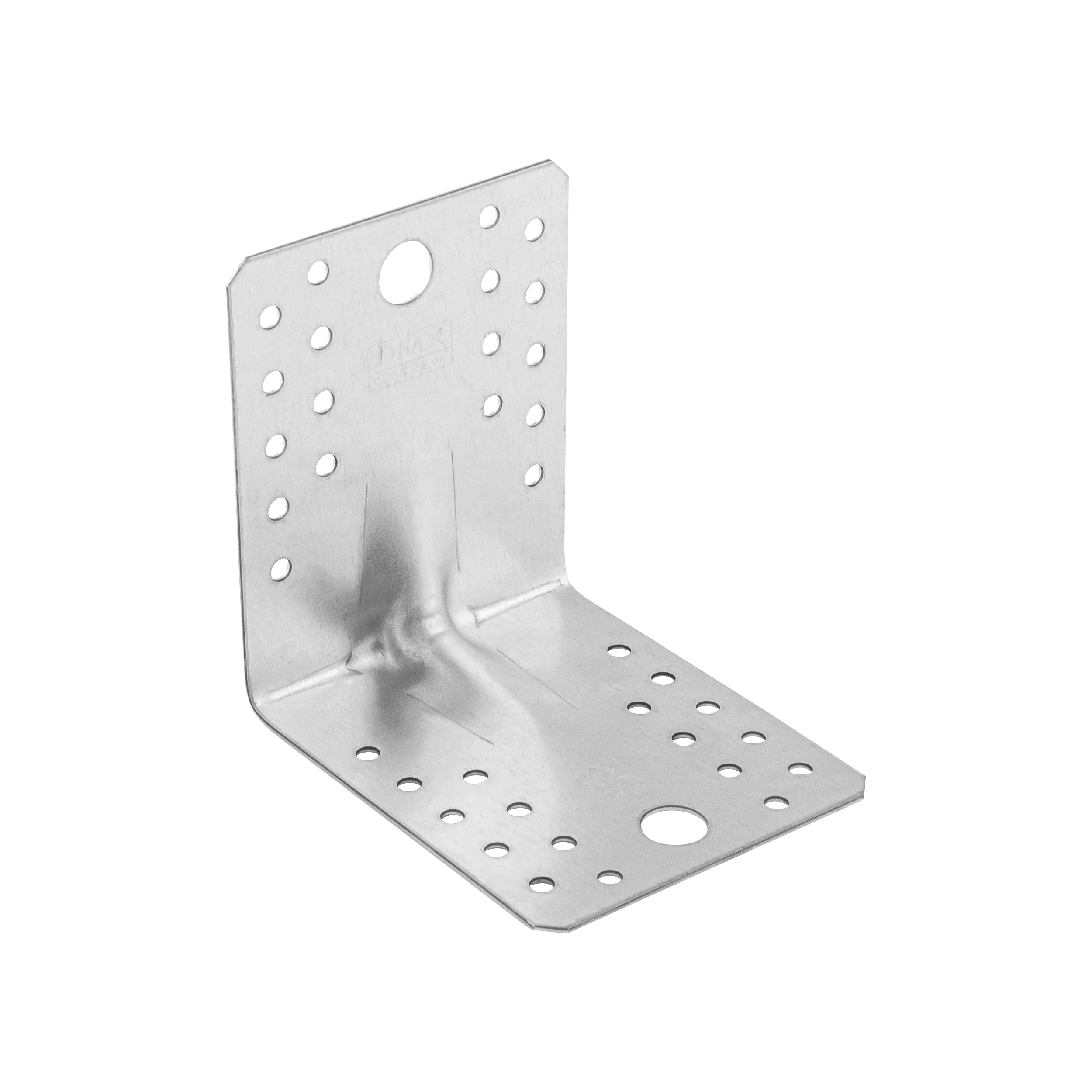 Schwerlastwinkel mit Sicke Winkelverbinder Holzverbinder feuerverzinkt - KPS 2 | 105x105x90 mm | 1,5 mm VerstÀrkter Zimmermannswinkel mit PrÀgung KPS 2, 105x105x90 mm, 1,5 mm, 105x105x90x1,5 mm, im Elementsatz.