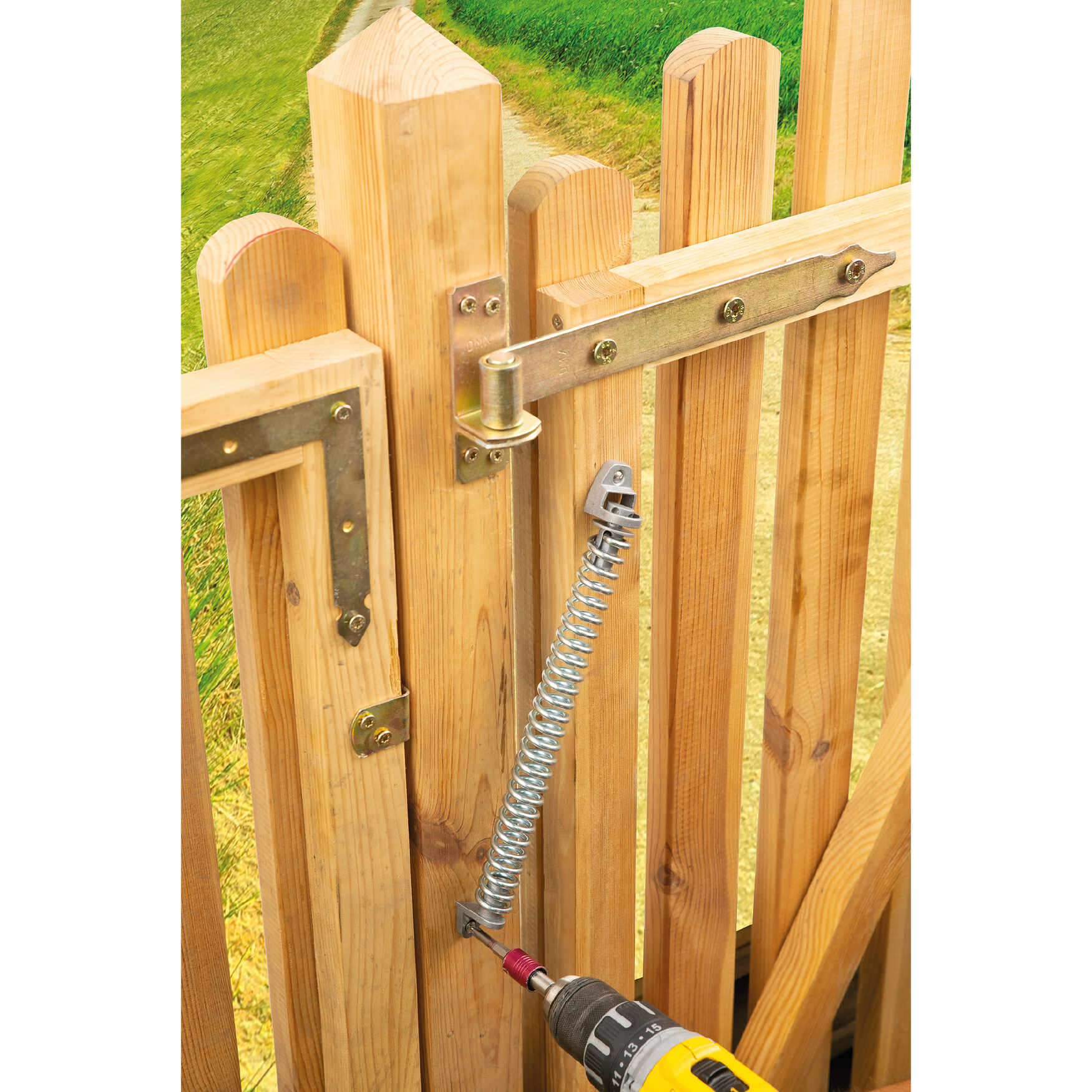 Sprężyna do zamykania furtki - WHF  | Czarny | 22 mm