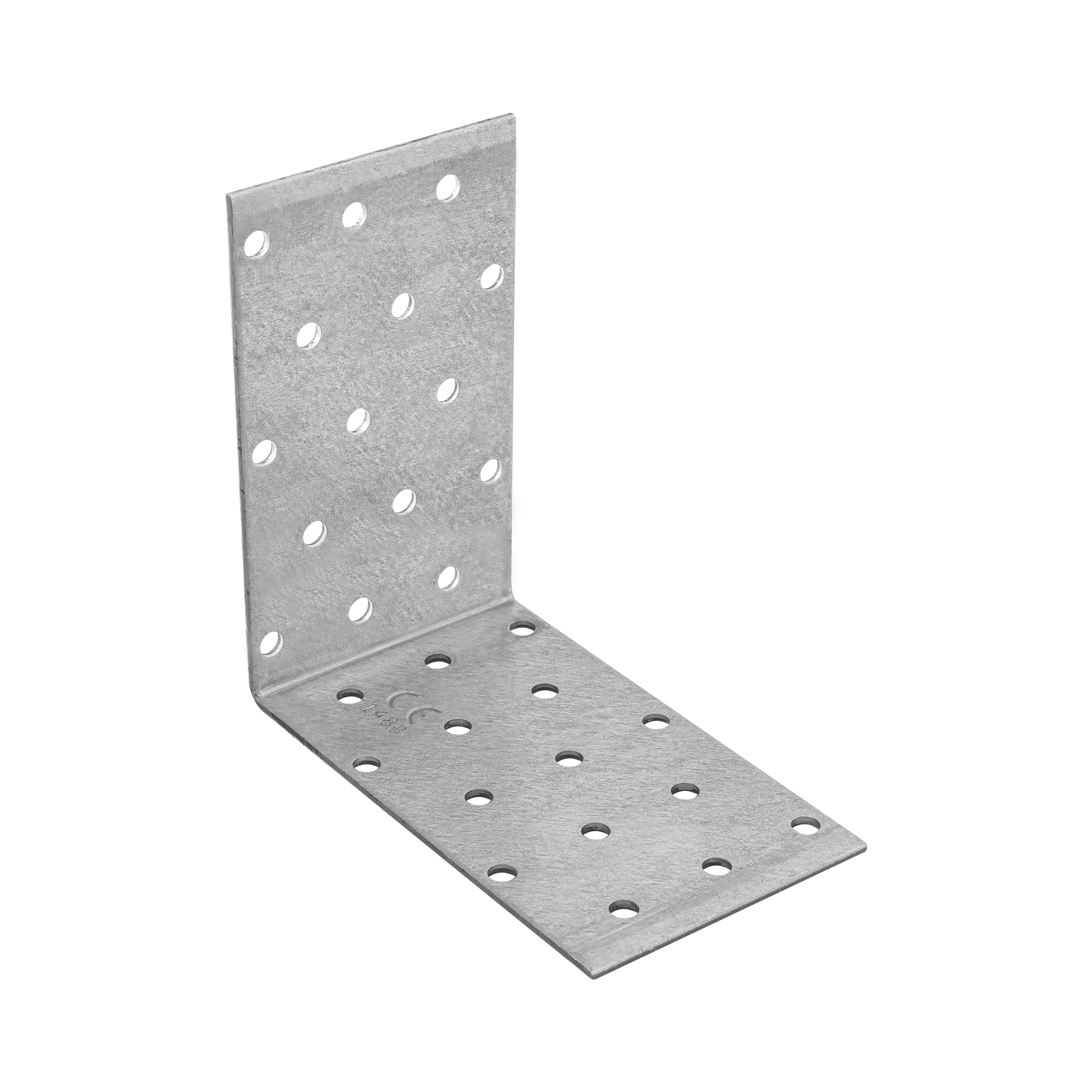 Montagewinkel universal Winkelverbinder feuerverzinkt - KM 11 | 100x100x60 mm | 20 Stück Universal-Stahlmontagewinkel KM 11, 100x100x60 mm, 20 Stk., 100x100x60x2,0 mm, DX51D-Baustahl, silber, im Elementset enthalten.