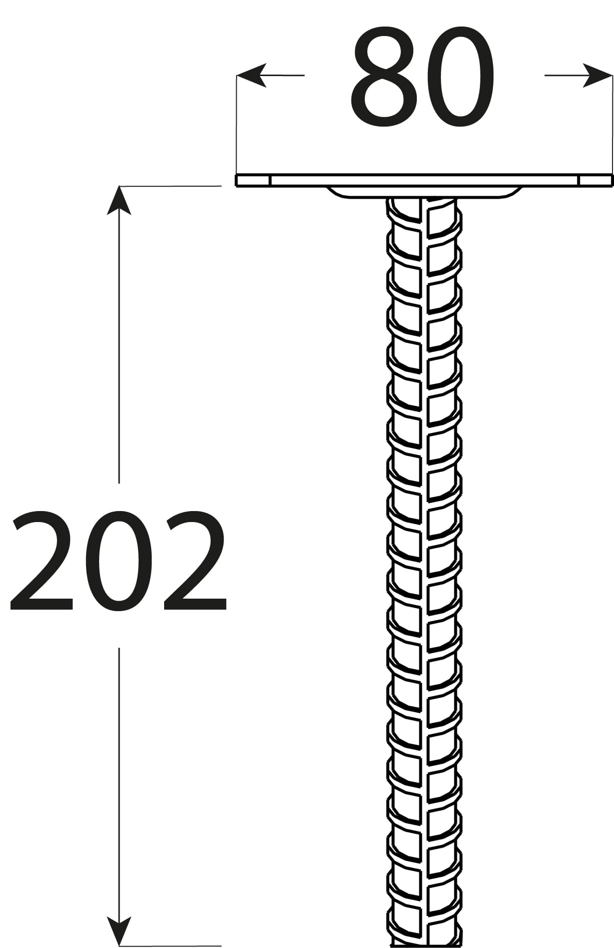 Flacher Pfostenträger zum Aufdübeln Pfostenanker Stützen Betonanker - PPS | 80-90 mm | verzinkt Mastfuß-Flachbetonanker PPS, 80-90 mm.