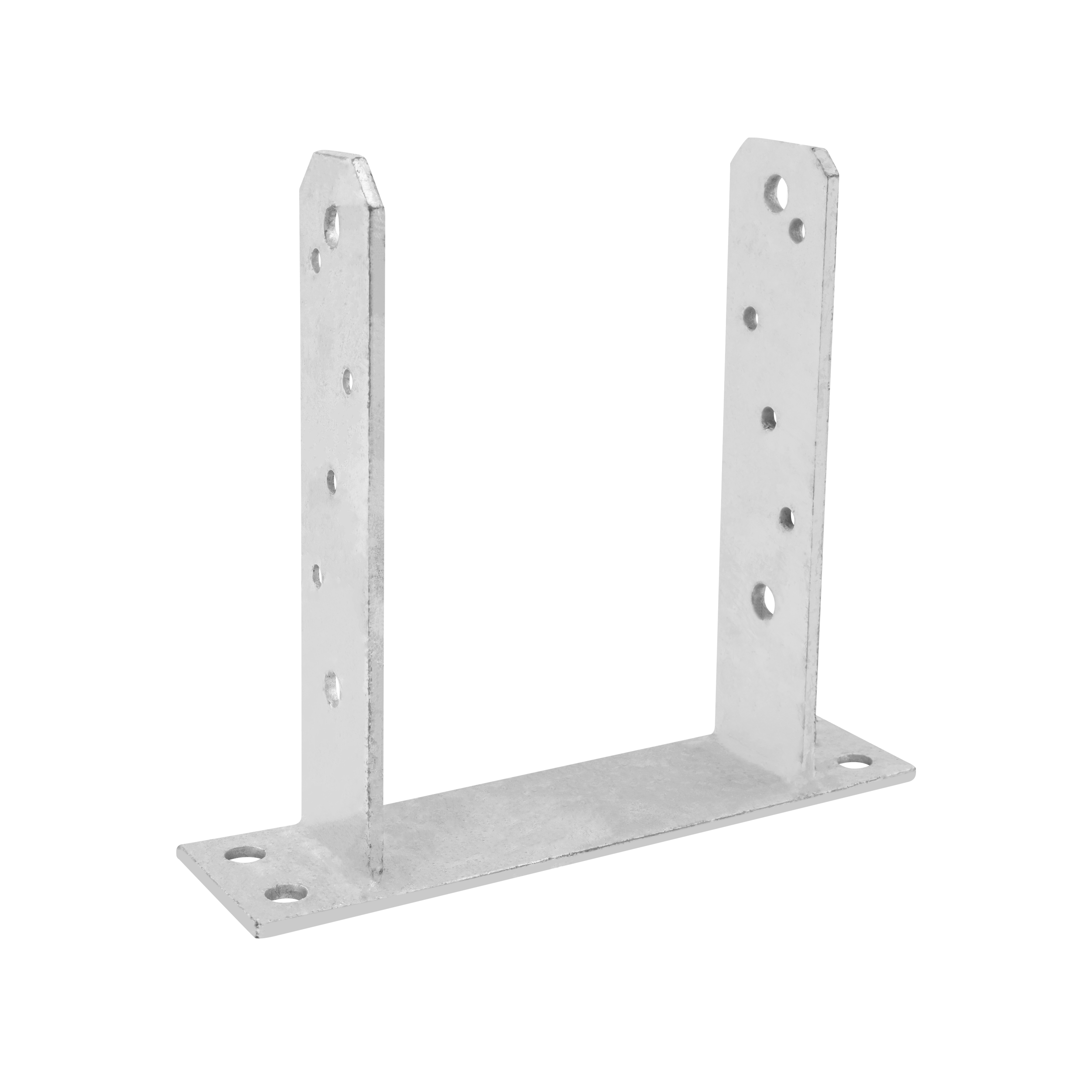 Pfostenträger zum aufdübeln U-Form Pfostenanker Typ TT - PST | 140 x 200 mm | feuerverzinkt Säulenfußanker für Betonwand Typ U PST, 140x200 mm, 141x200x50x5,0 mm, im Elementsatz.