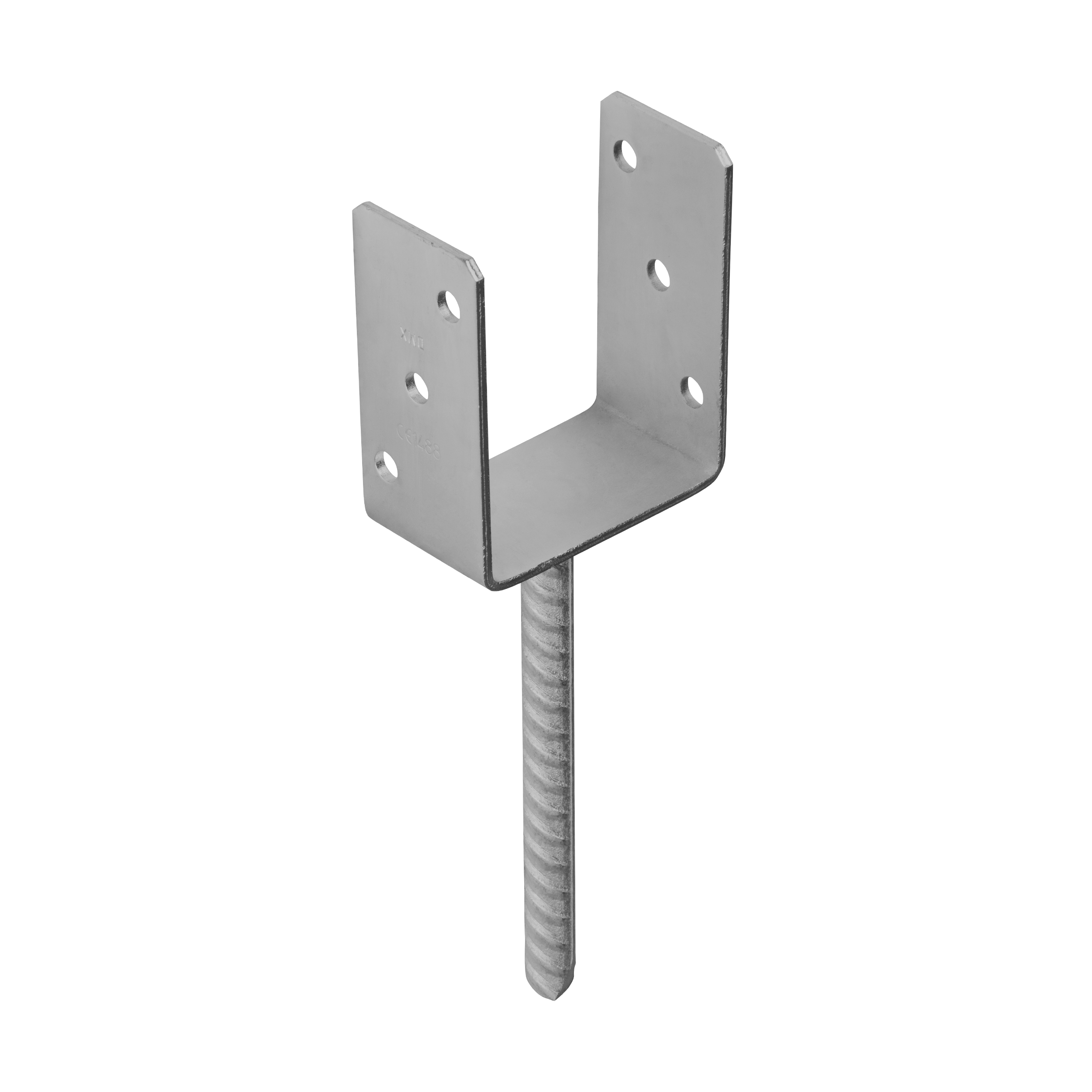 Podstawa słupa kotwa do betonu typ U - PS | 100 mm | Srebrny - Cynk ogniowy Podstawa słupa kotwa do betonu typ U - PS | 100 mm | Srebrny - Cynk ogniowy