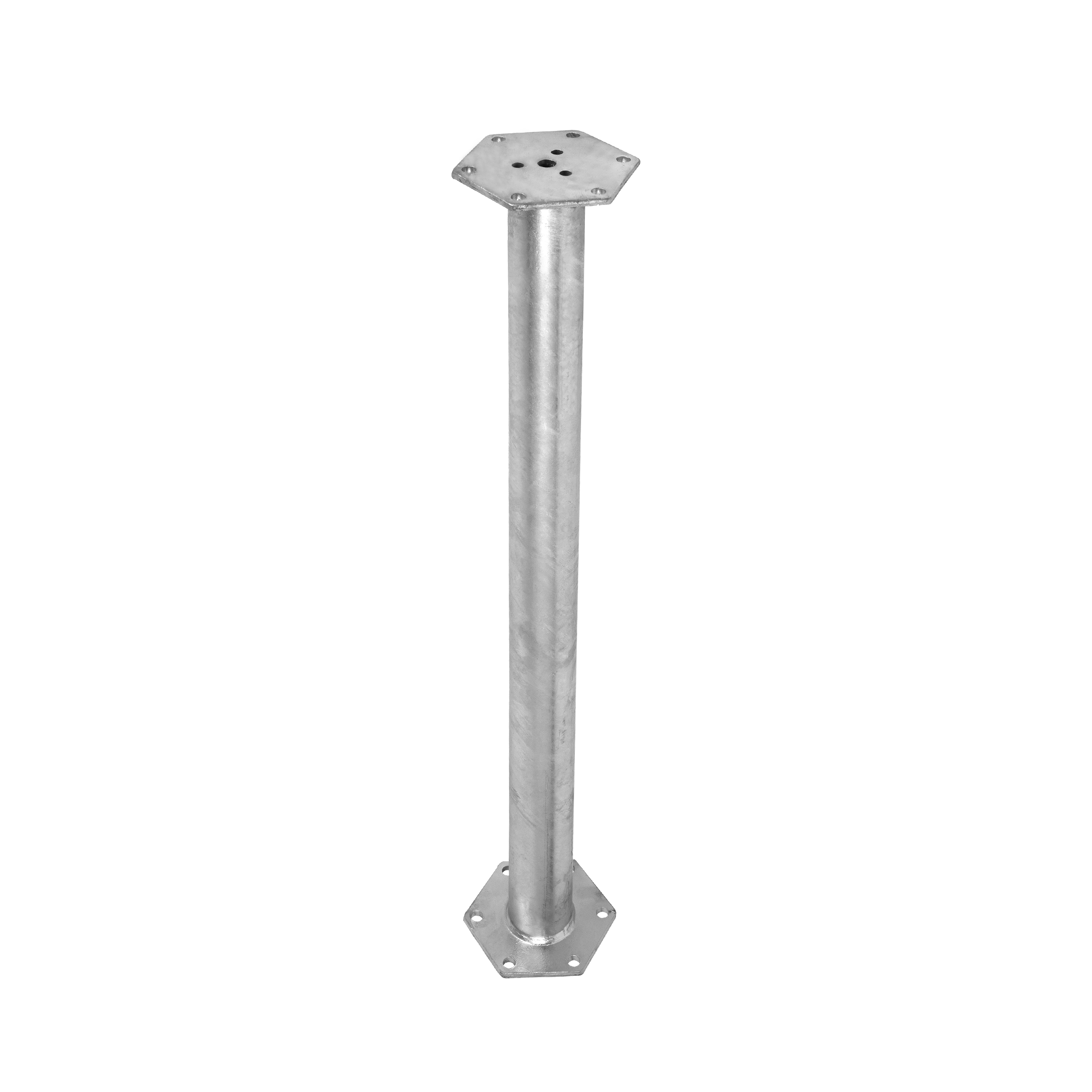 Verlängerung für PWM Bodenhülse rechteckiger Flansch - PWB | 1000 mm PWM-Basisverlängerung, PWB-Rechteckflansch, 1000 mm, 185 x 160 x 1000 x 8,0 mm, Satz Elemente.