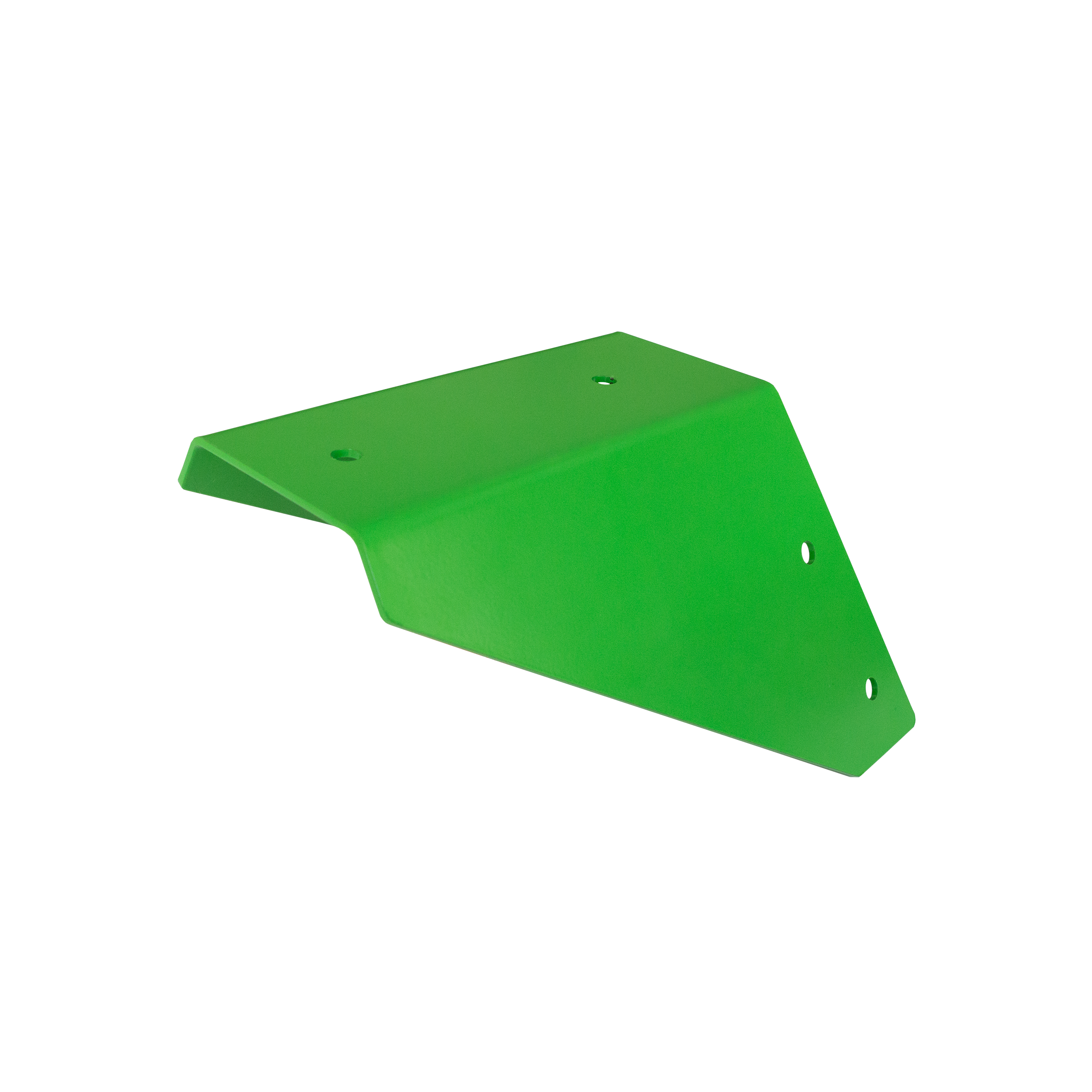 Quadratischer Balkenverbinder für Beine der GHMK 90-Schaukel, 90 x 150 mm, grün, S235-Baustahl.