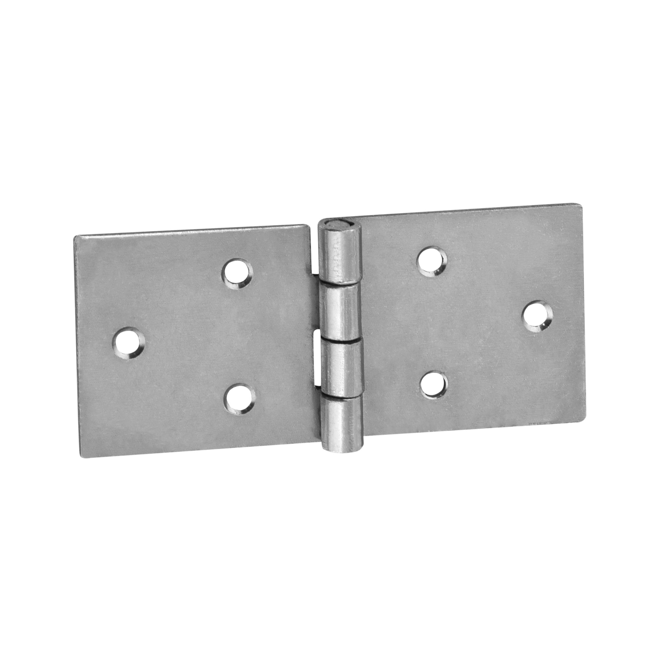 Flachscharnier Bauscharnier Scharnier - Z | silber | 100x100 mm Flaches Konstruktionsscharnier, geflochten Z 100/45, 100 mm, silber, 100 mm, 100x45x1,5 mm.