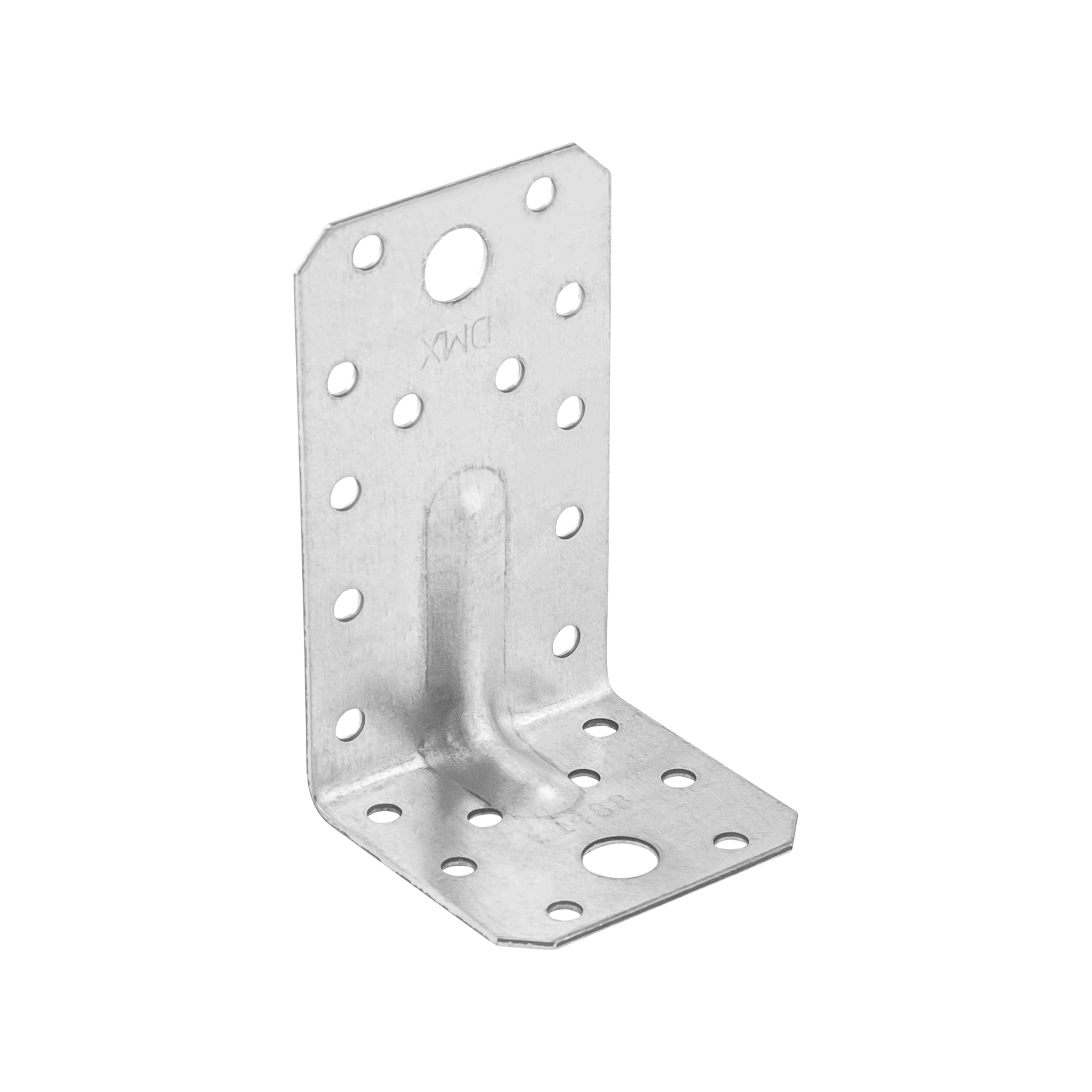 Schwerlastwinkel mit Sicke Winkelverbinder Holzverbinder feuerverzinkt - KPS 3 | 90x50x55 mm | 1,5 mm VerstÀrkter Zimmermannswinkel mit PrÀgung KPS 3, 90x50x55 mm, 1,5 mm, 90x50x55x1,5 mm, im Elementsatz.