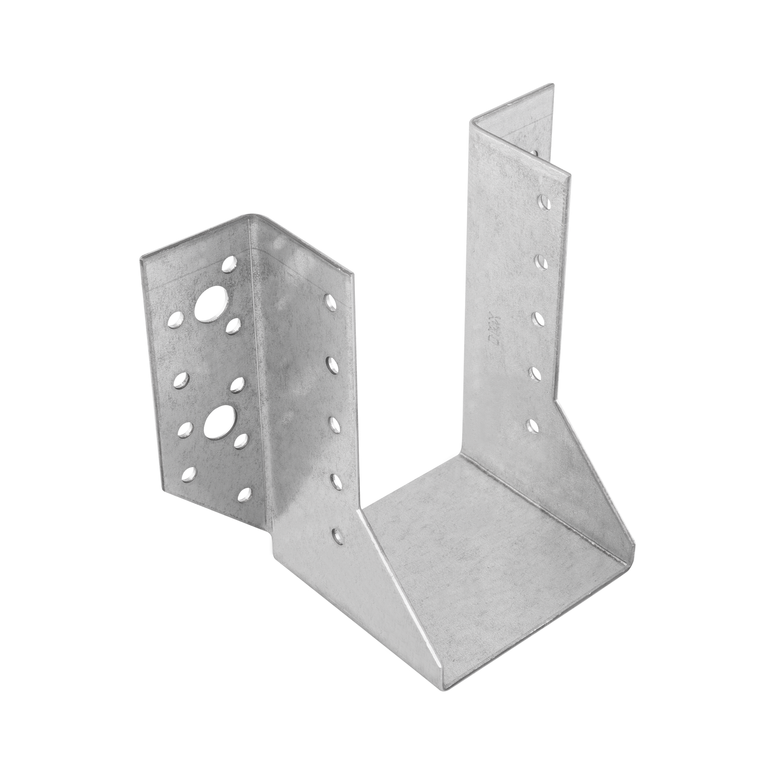 Wieszak belki uchwyt belki drewnianej - WB 23 | 76x122x75 mm | Srebrny