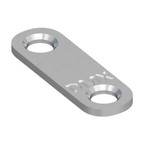 Łącznik montażowy zaokrąglony - FLW 40 | 36,5xx13 mm | 25 szt