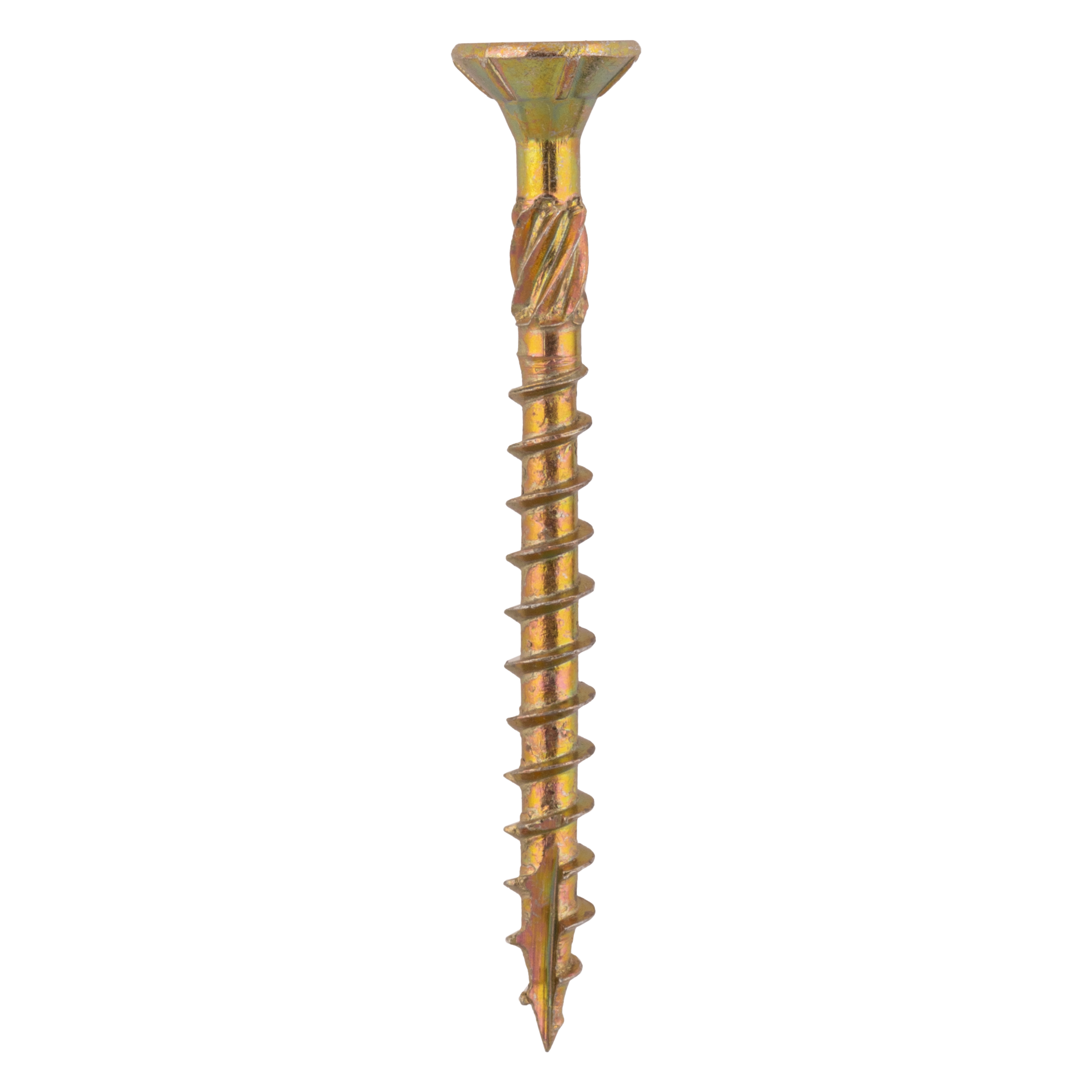Holzschrauben Senkkopf TORX Teilgewinde - CS | 4 x 45 mm | gelb verzinkt | 200 Stk. TORX CS konische Zimmermannsschrauben fĂŒr Holz, 4x45 mm, Gold, 200 Stk., 4x45 mm.