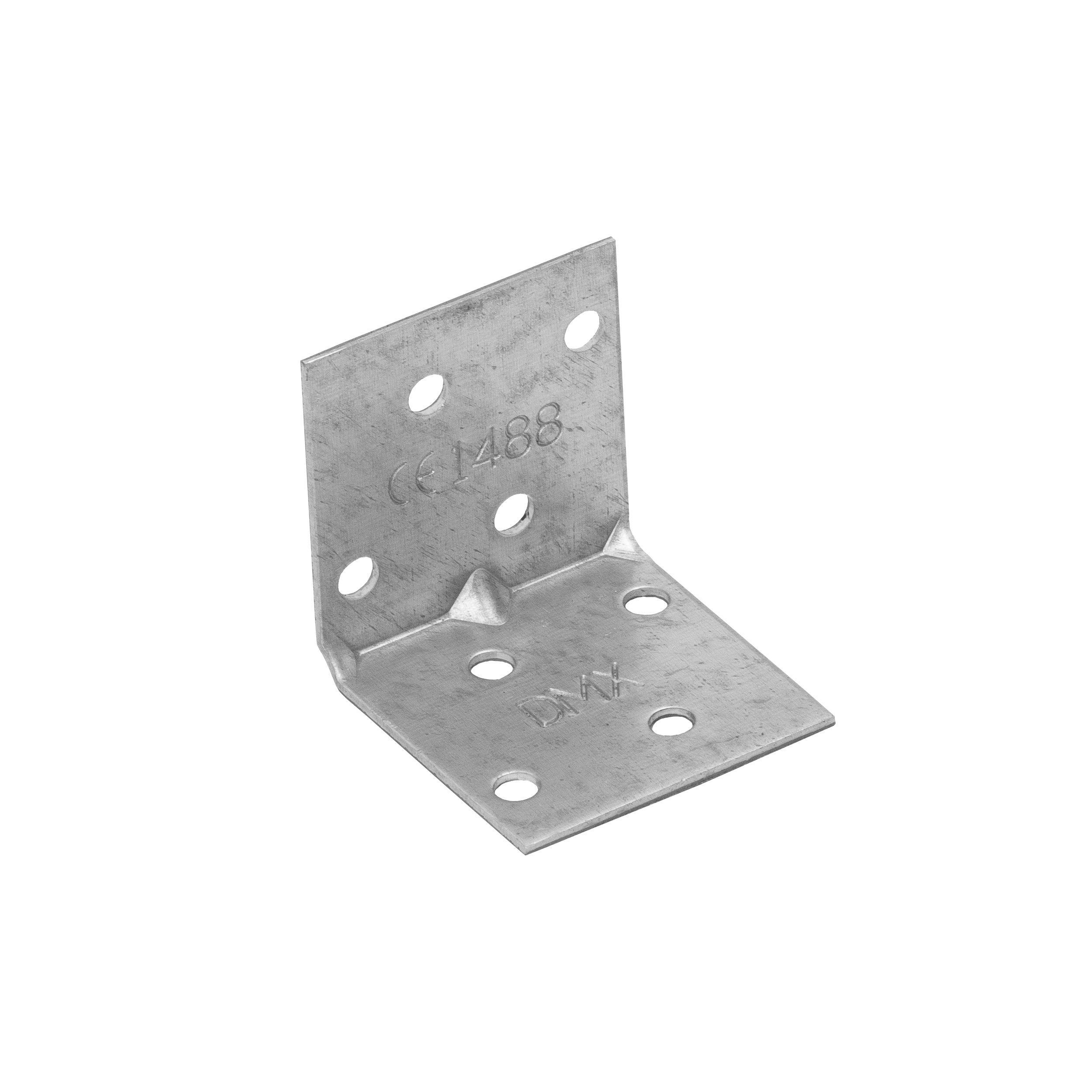 Montagewinkel mit Sicke Schwerlastwinkel Winkelverbinder Holzverbinder feuerverzinkt - KMP 1 | 40x40x40 mm | 1,5 mm GeprÀgter Montagewinkel KMP 1, 40x40x40 mm, 50 Stk., 40x40x40x1,5 mm, DX51D Baustahl, silber, im Set enthalten.