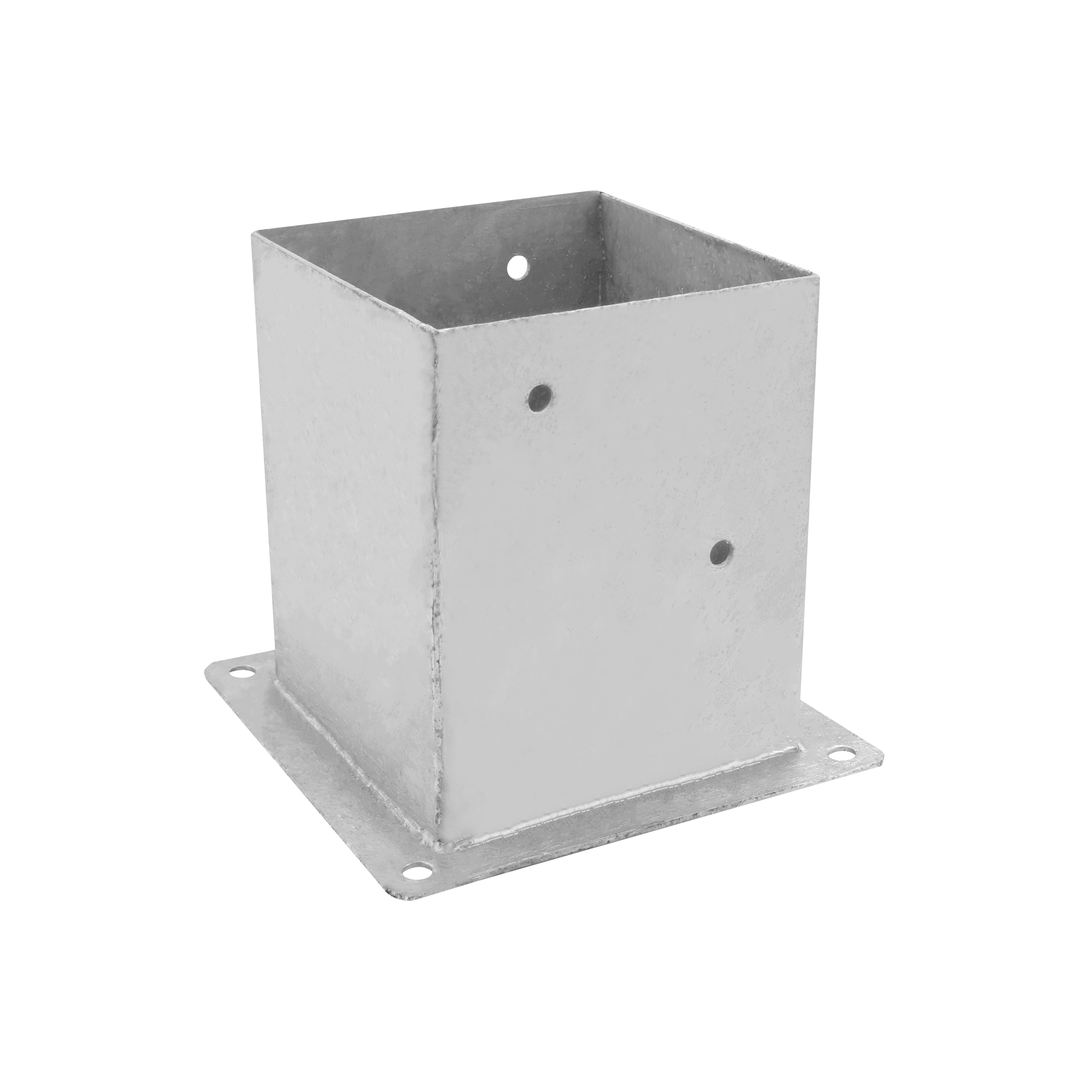 Podstawa słupa kotwa przykręcana z podstawą prostokątną - PSP | 160 mm | Srebrny Podstawa słupa kotwa przykręcana z podstawą prostokątną - PSP | 160 mm | Srebrny