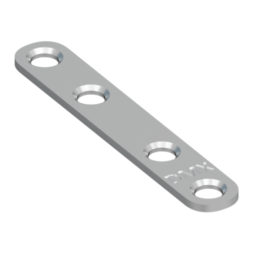 Łącznik montażowy zaokrąglony - FLW 80 | 76,5xx13 mm | 25 szt