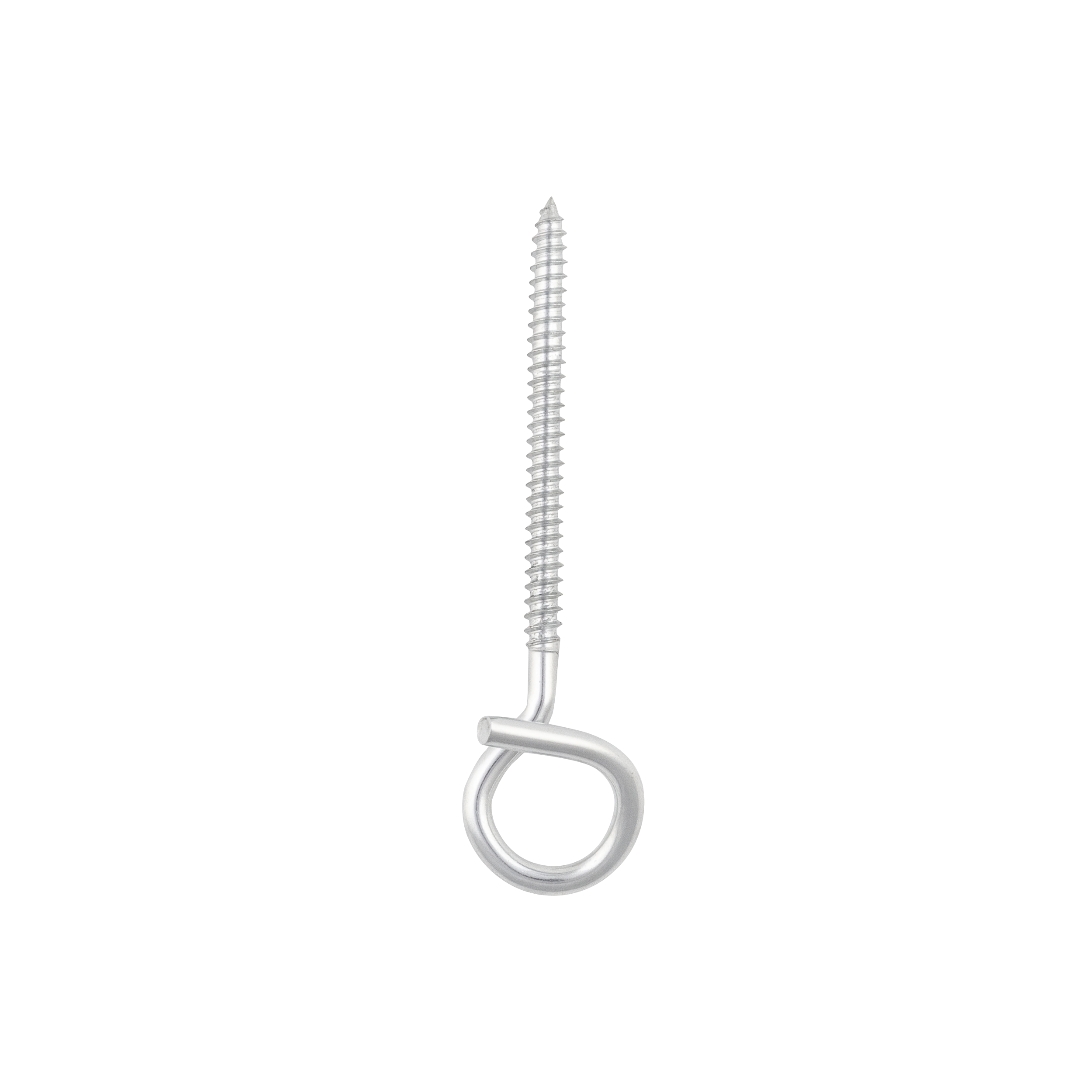 Einschraubhaken für Holz Aufhängung für Blumenampel aus Stahl - MHW 6 × 120 mm Einschraubhaken für Holz, Blumenschaukel, Stahl MHW, 6 × 120 mm, 6x120 mm, Silber, Kohlenstoffstahl.