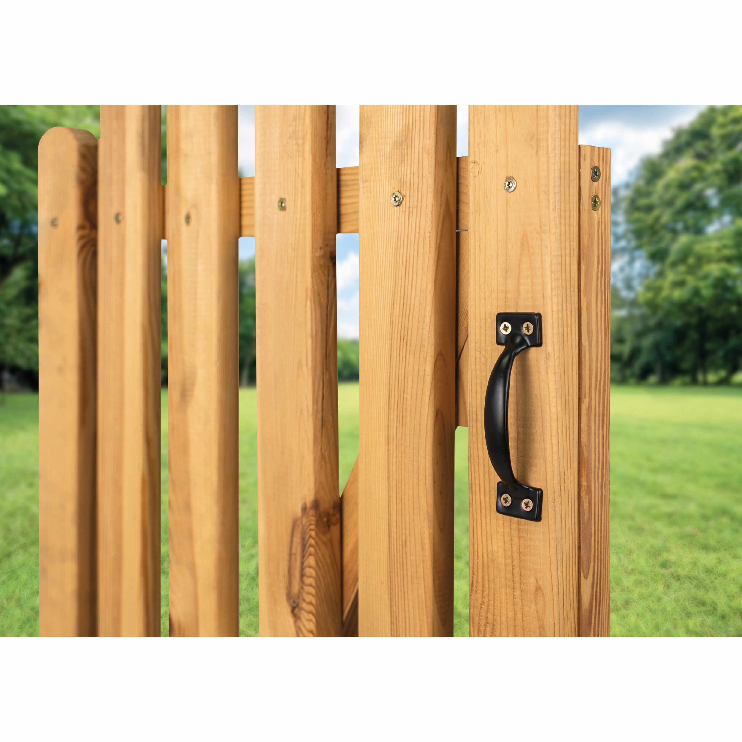 Universal-Handgriff für Tor, Gartentor und Möbel - UNB | verzinkt | 165 mm Universeller Metallgriff für UNB-Möbeltor, Gold, 165 mm, 160 x 47 x 1,3 mm, Baustahl DC01 1.