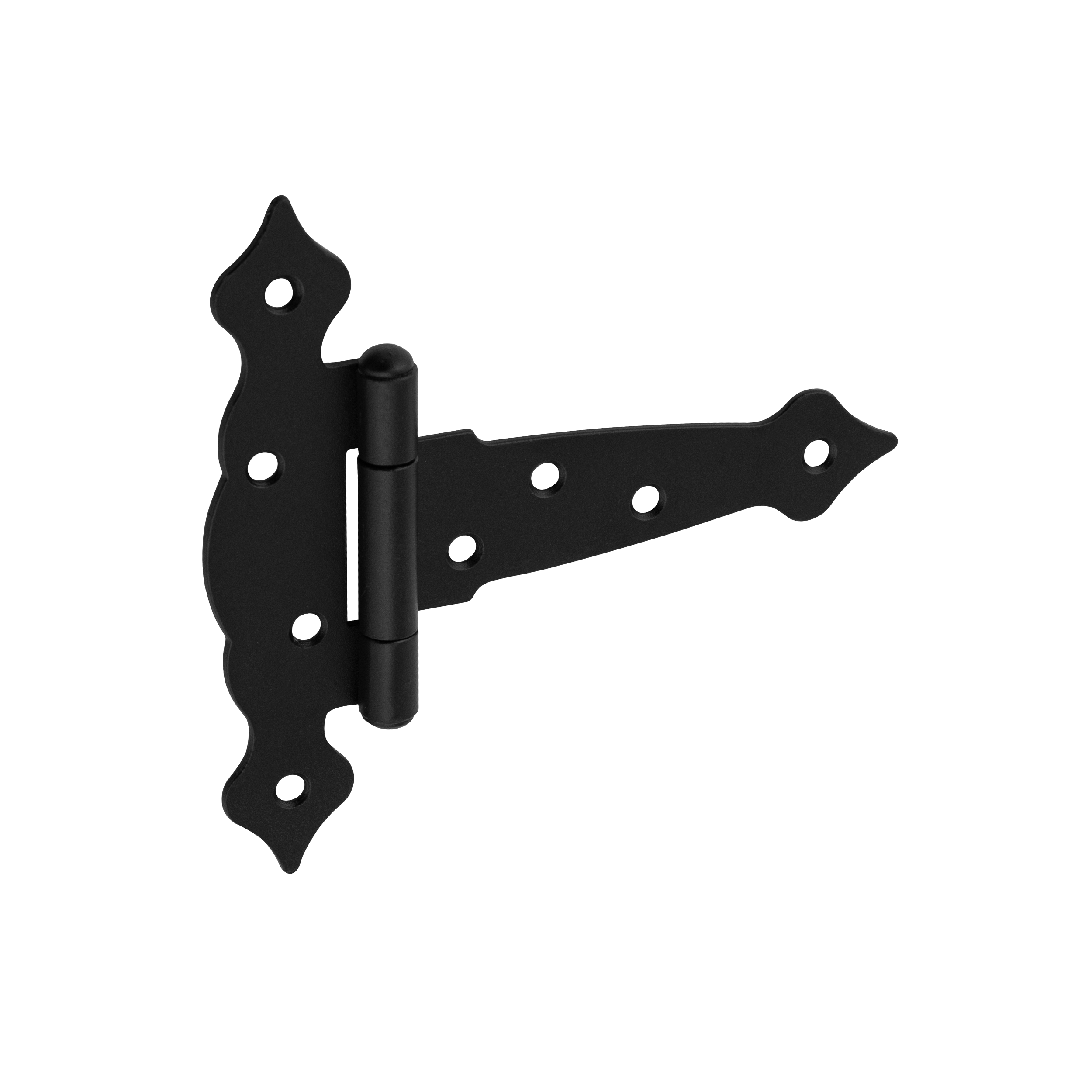 Dekoratives Dreiecksscharnier T-Scharnier - ZTO | schwarz | 125 mm Dekoratives Dreiecksscharnier ZTO 125, 125 mm, 125x40x160x2,5 mm, DC01-Baustahl, schwarz.
