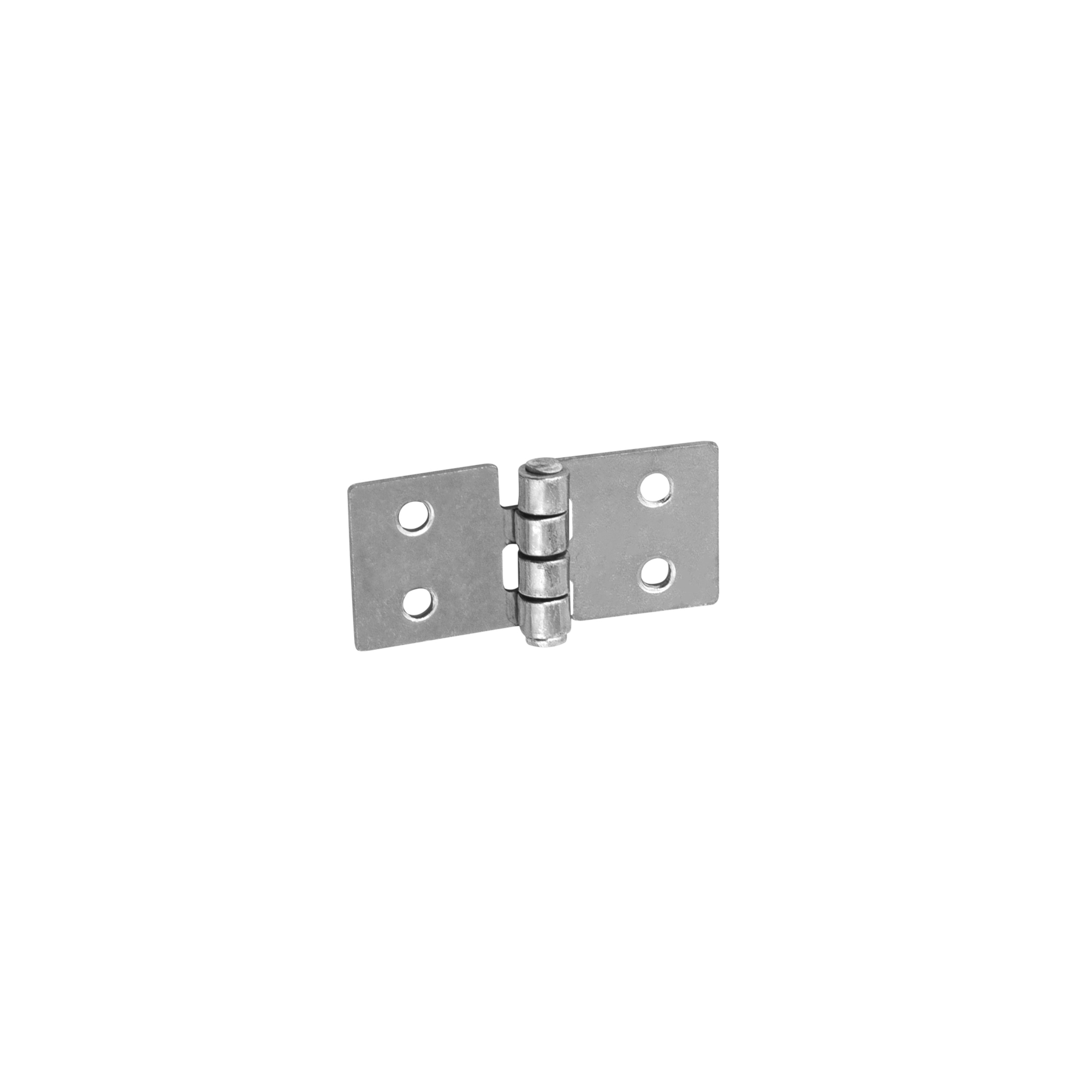 Flachscharnier Bauscharnier Scharnier - Z | silber | 50x25 mm Flaches Konstruktionsscharnier, geflochten Z 50/25, 50 mm, silber, 25 mm, 50x25x1,5 mm.