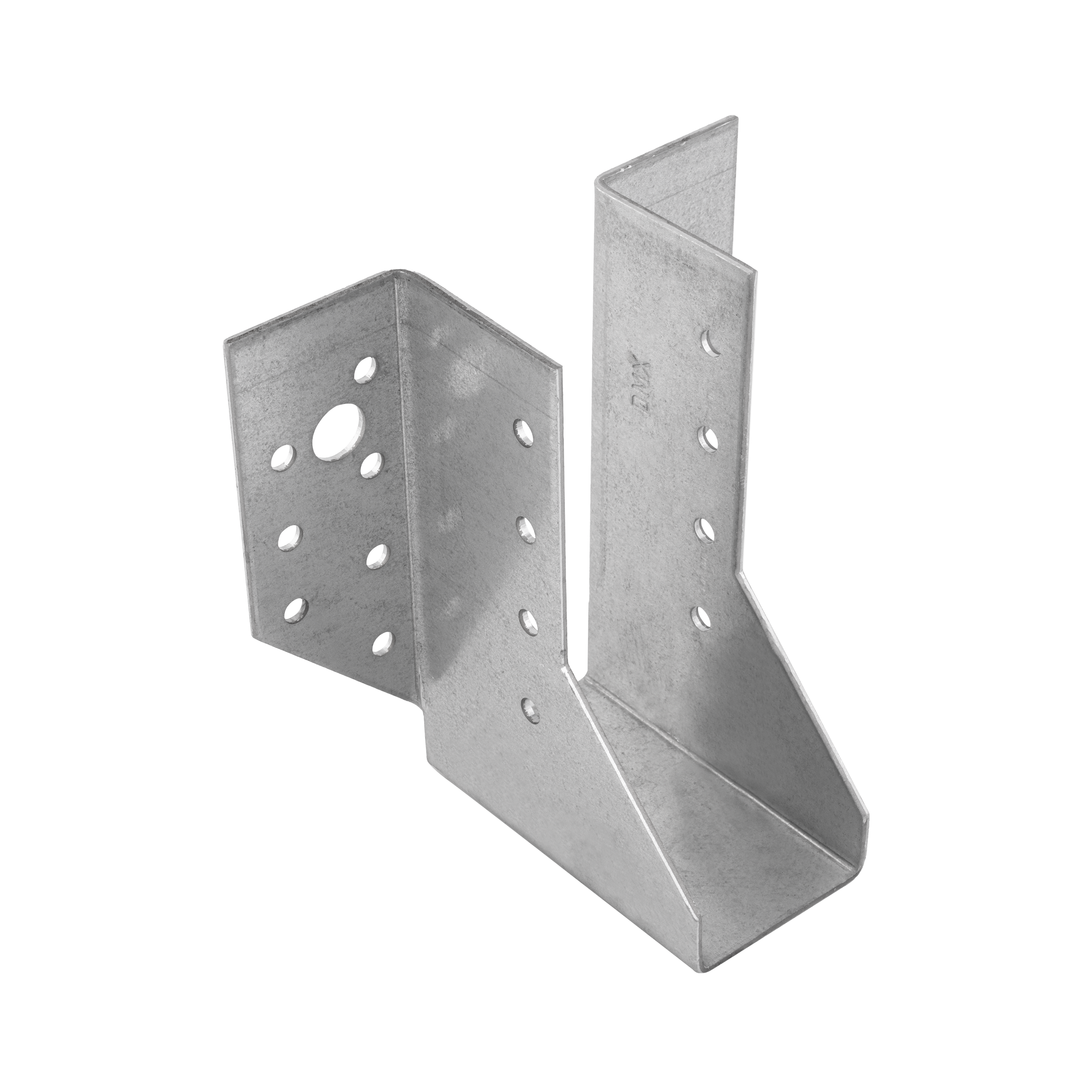 Wieszak belki uchwyt belki drewnianej - WB 2 | 38x111x75 mm | Srebrny