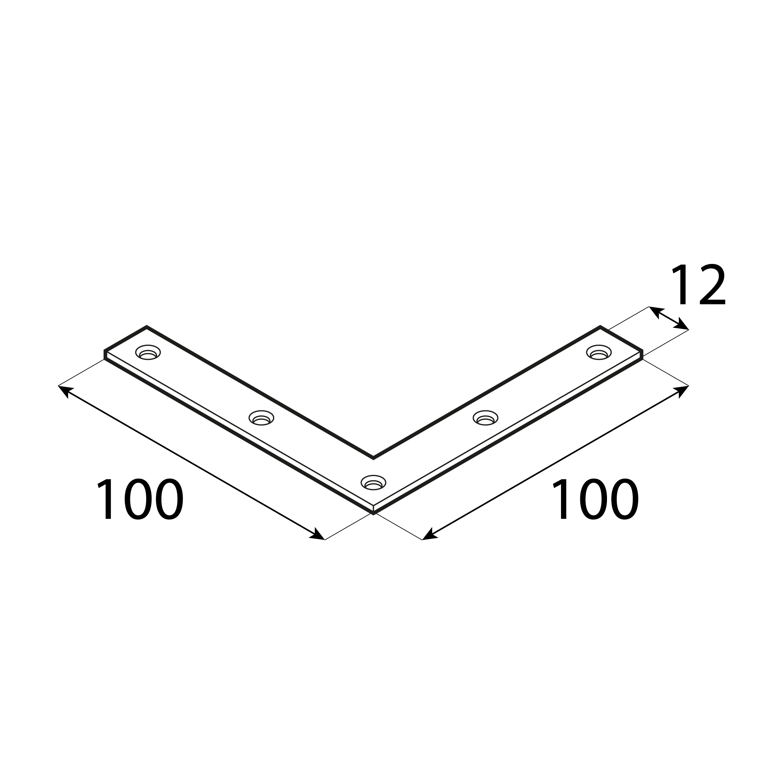 Narożnik okienny montażowy - NA 100 | 100x15 mm | 2 mm | Srebrny Narożnik okienny montażowy - NA 100 | 100x15 mm | 2 mm | Srebrny