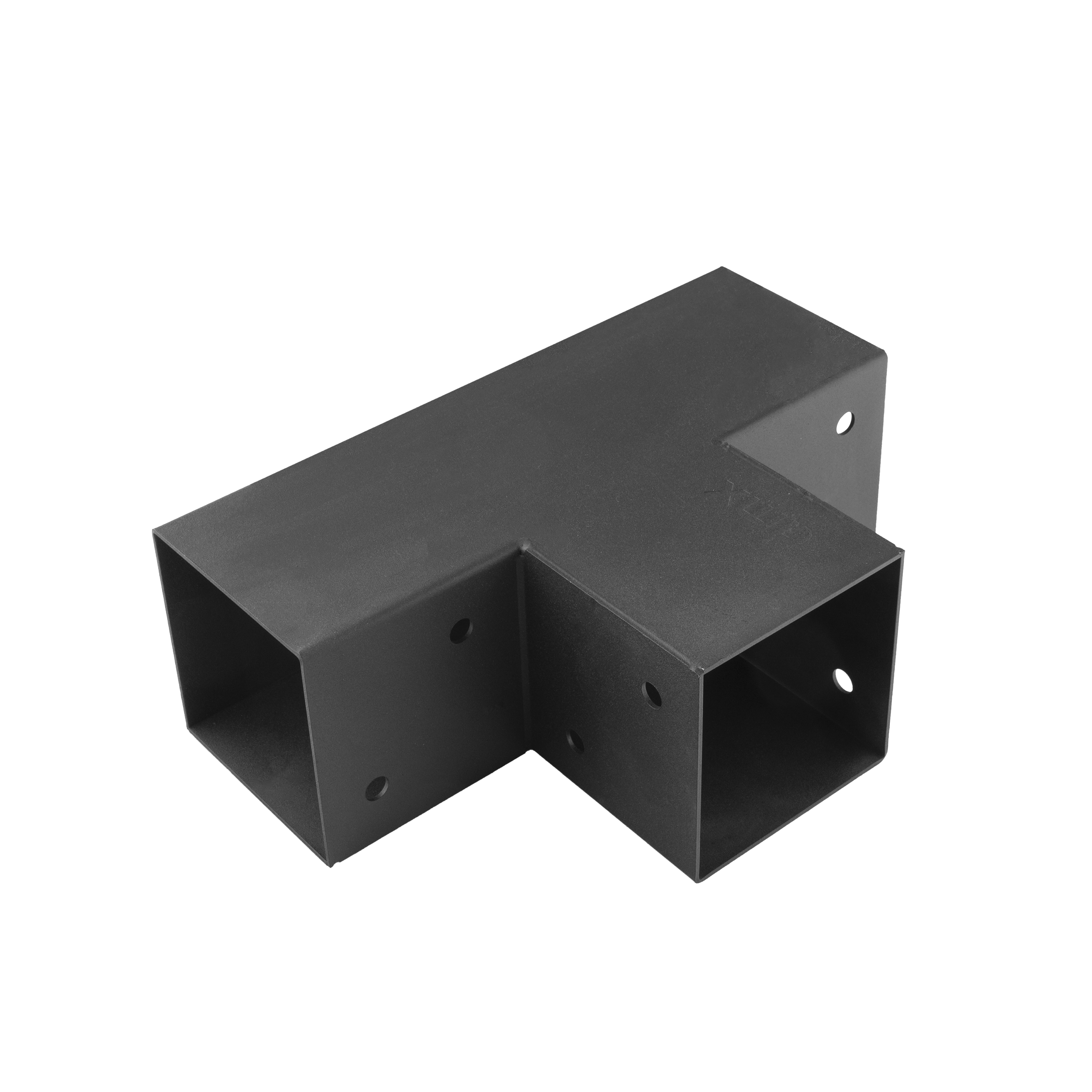 Łącznik belki kwadratowej do pergoli ciesielski - GPT 100 | 102x206x306 mm | czarny