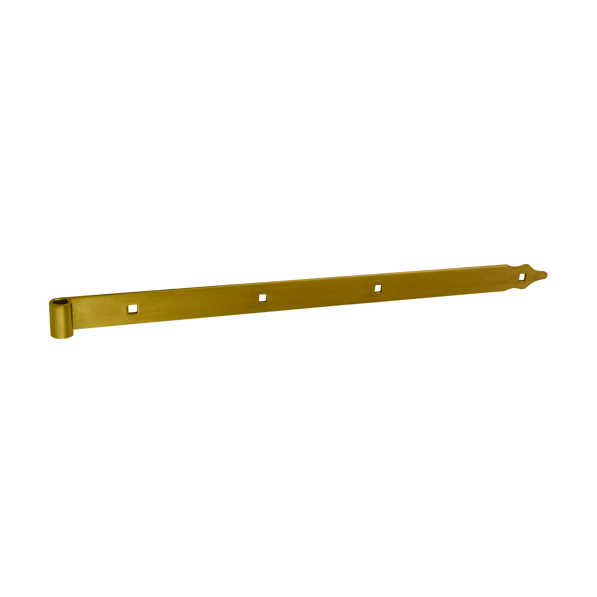 Ladenband für Tore - ZP | verzinkt | 600 mm | fi 13 mm Bandscharnier für Tore ZP 600/13, 600 mm, gold, 13 mm, 600x35x4,0 mm.